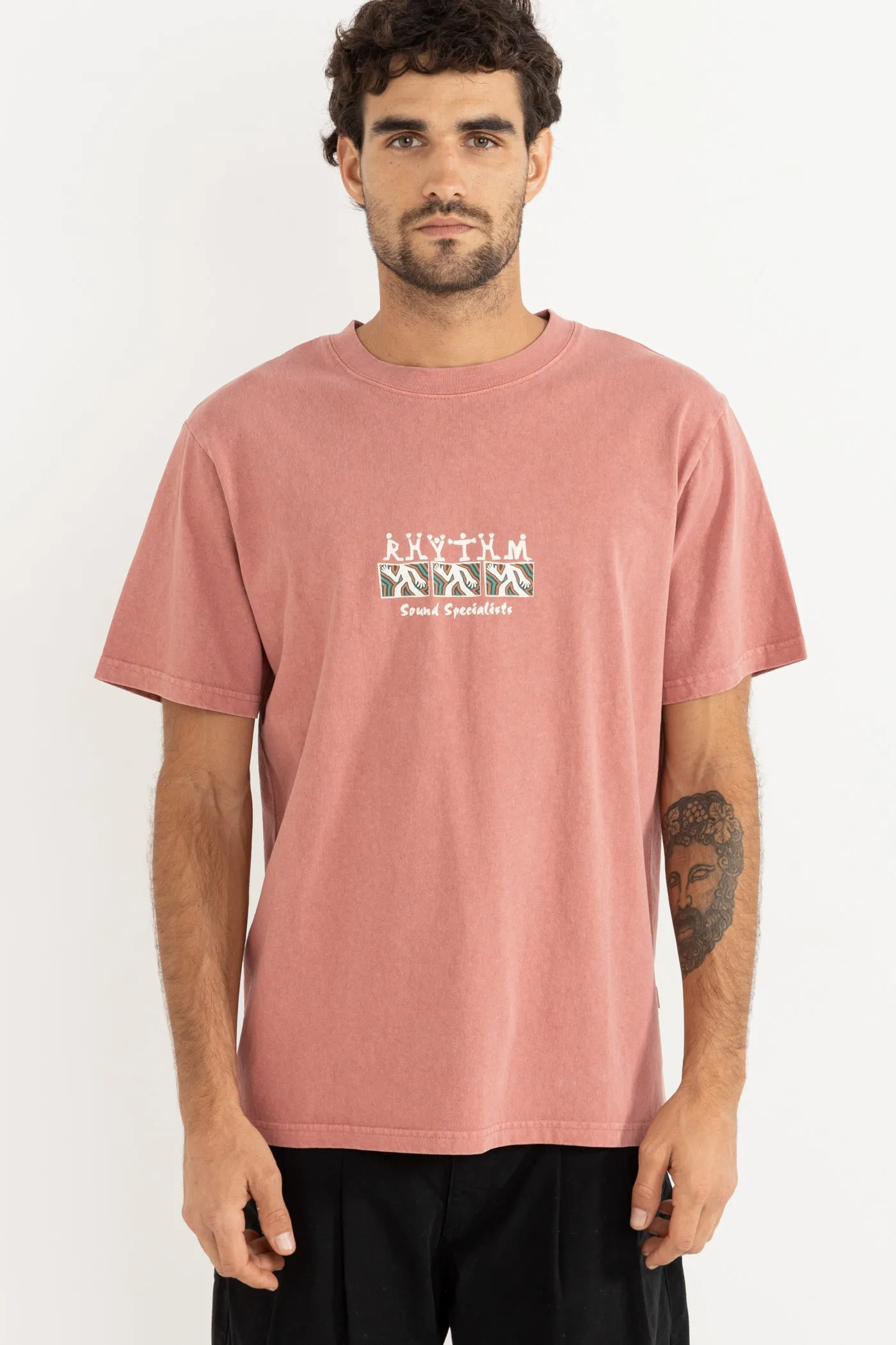 Sound Specialist Vintage Ss T-Shirt Dusty Rose sold by Rhythm. product image thumbnail 3