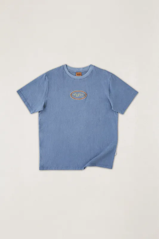 Botanica Vintage SS T-Shirt Vintage Navy made by Rhythm.