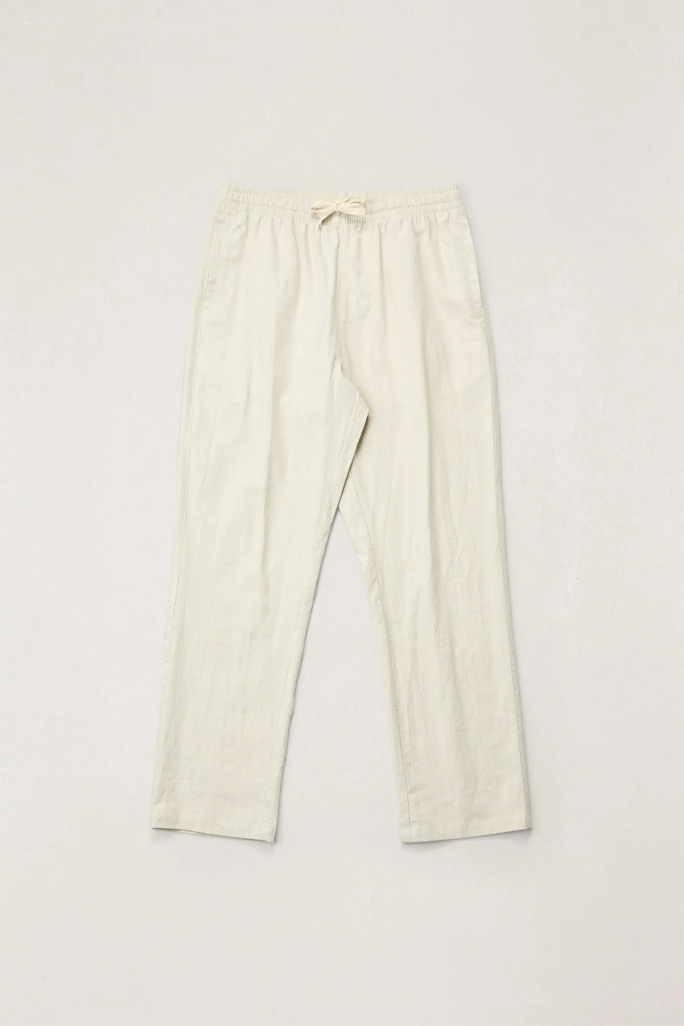 Linen Jam Pant Bone sold by Rhythm.