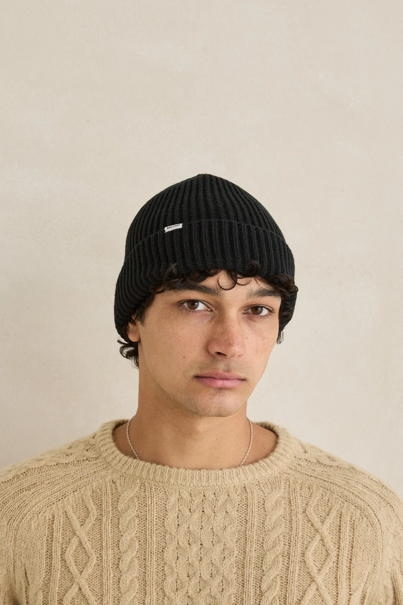 Standard Beanie Black sold by Rhythm. product image thumbnail 5