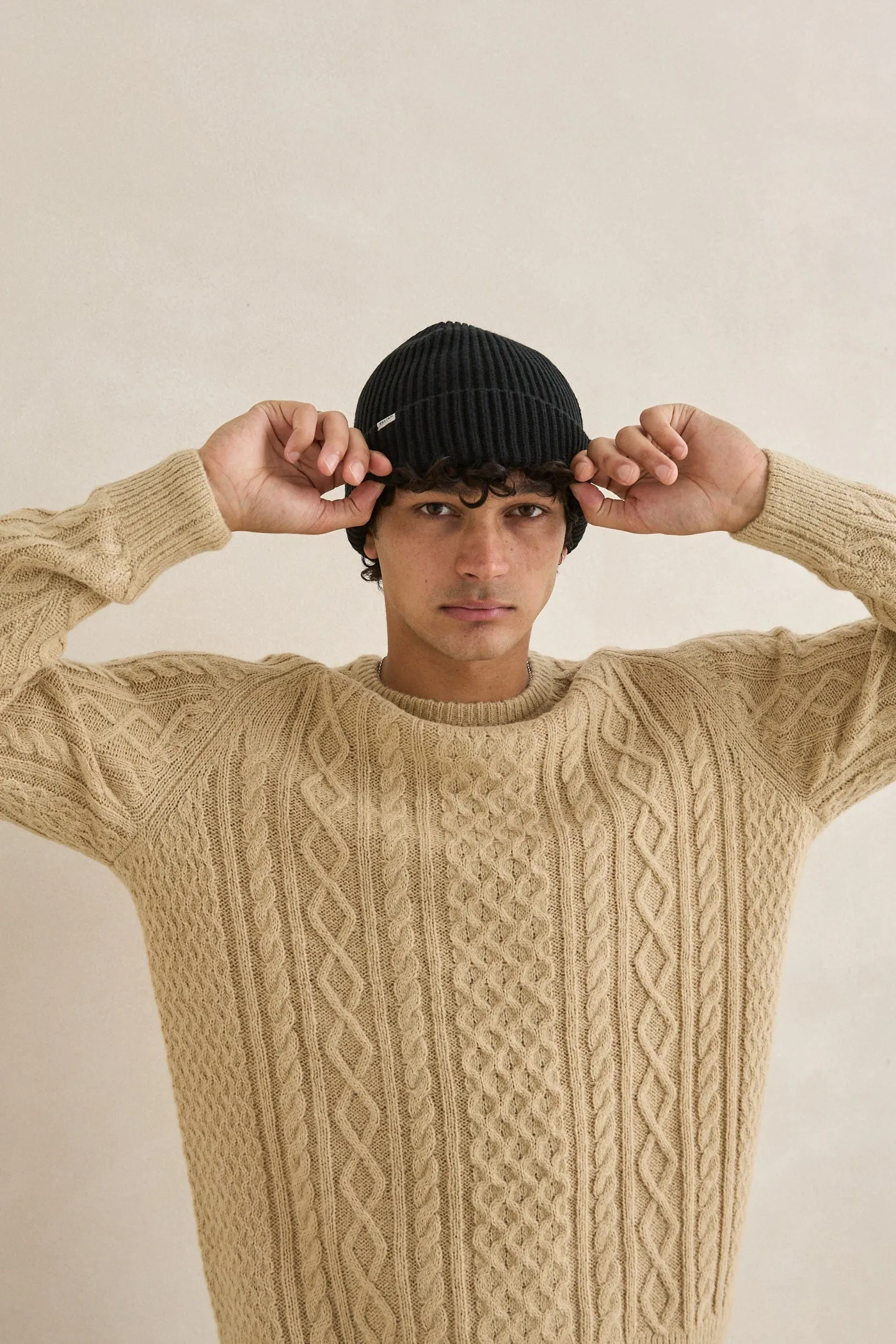 Standard Beanie Black sold by Rhythm. product image thumbnail 3
