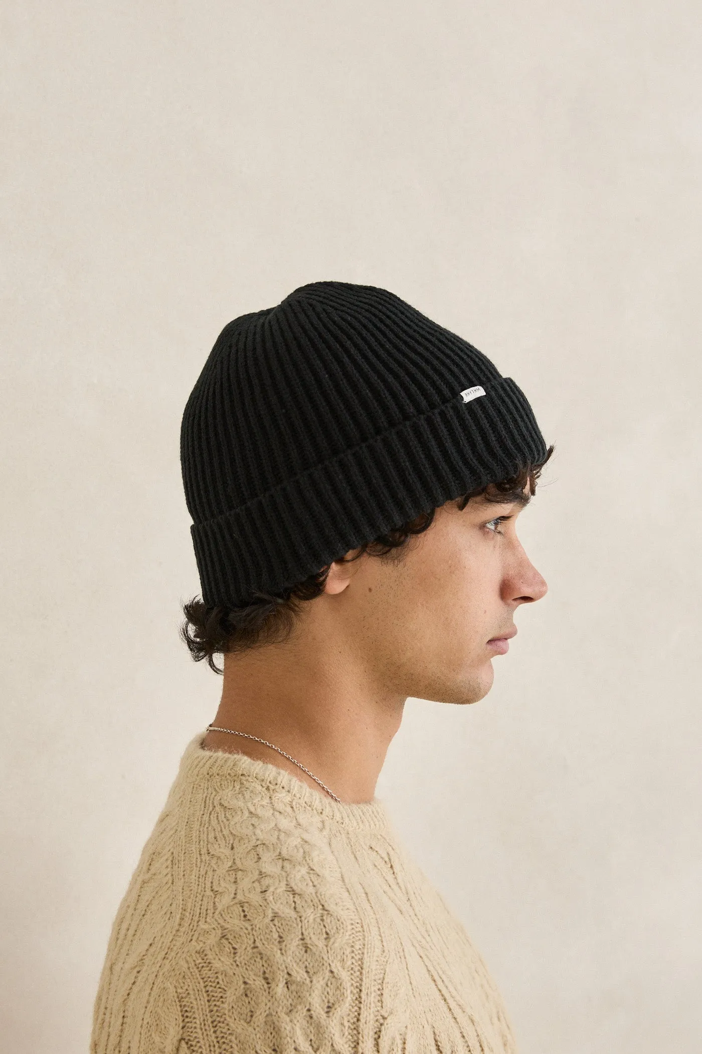 Standard Beanie Black sold by Rhythm. product image thumbnail 4