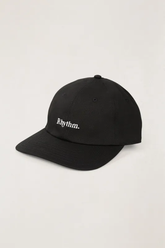 Essential Brushed Twill Cap Black made by Rhythm.