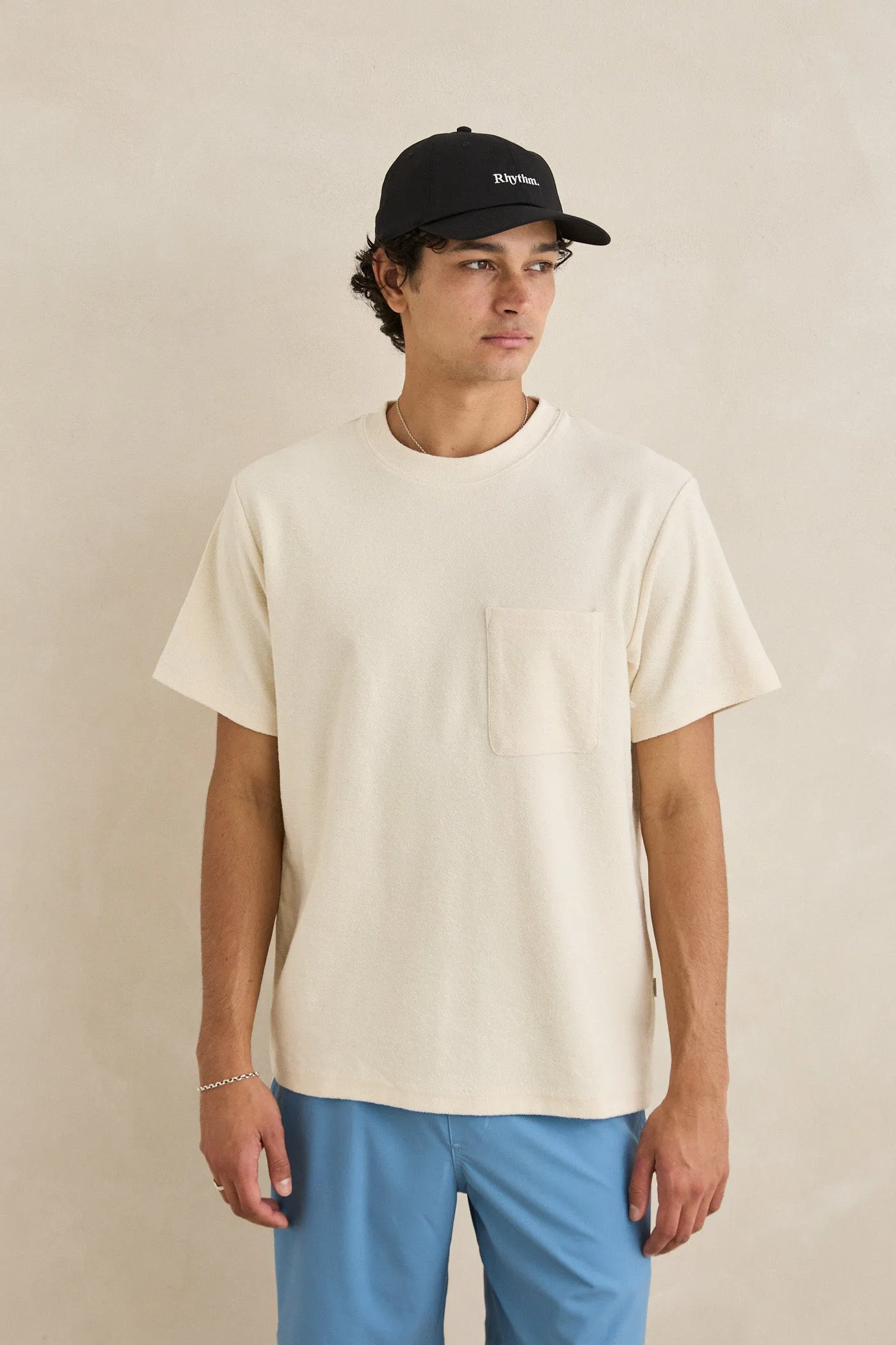 Essential Brushed Twill Cap Black sold by Rhythm. product image thumbnail 3