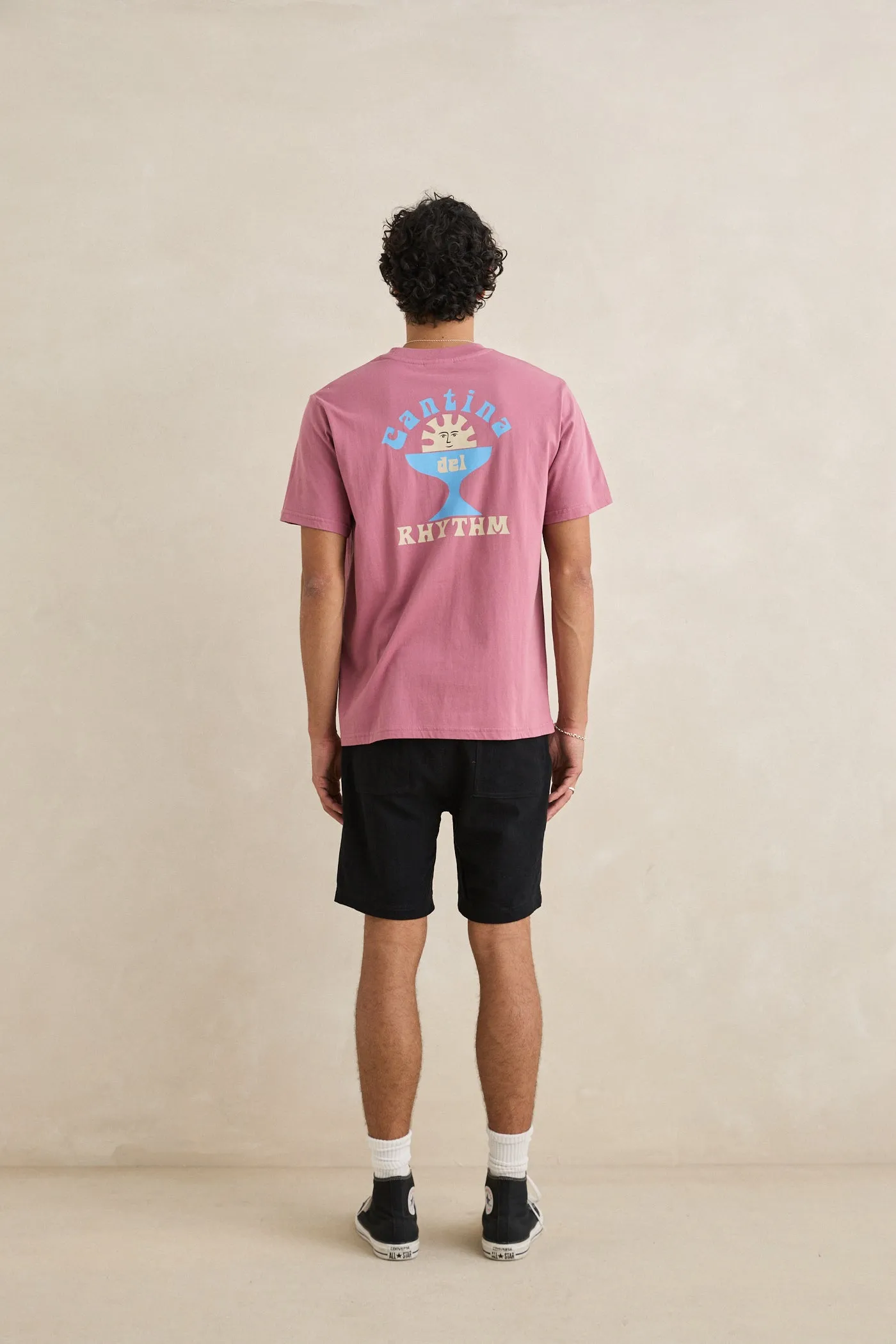 Worn Path Textured Linen Short Black sold by Rhythm. product image thumbnail 4