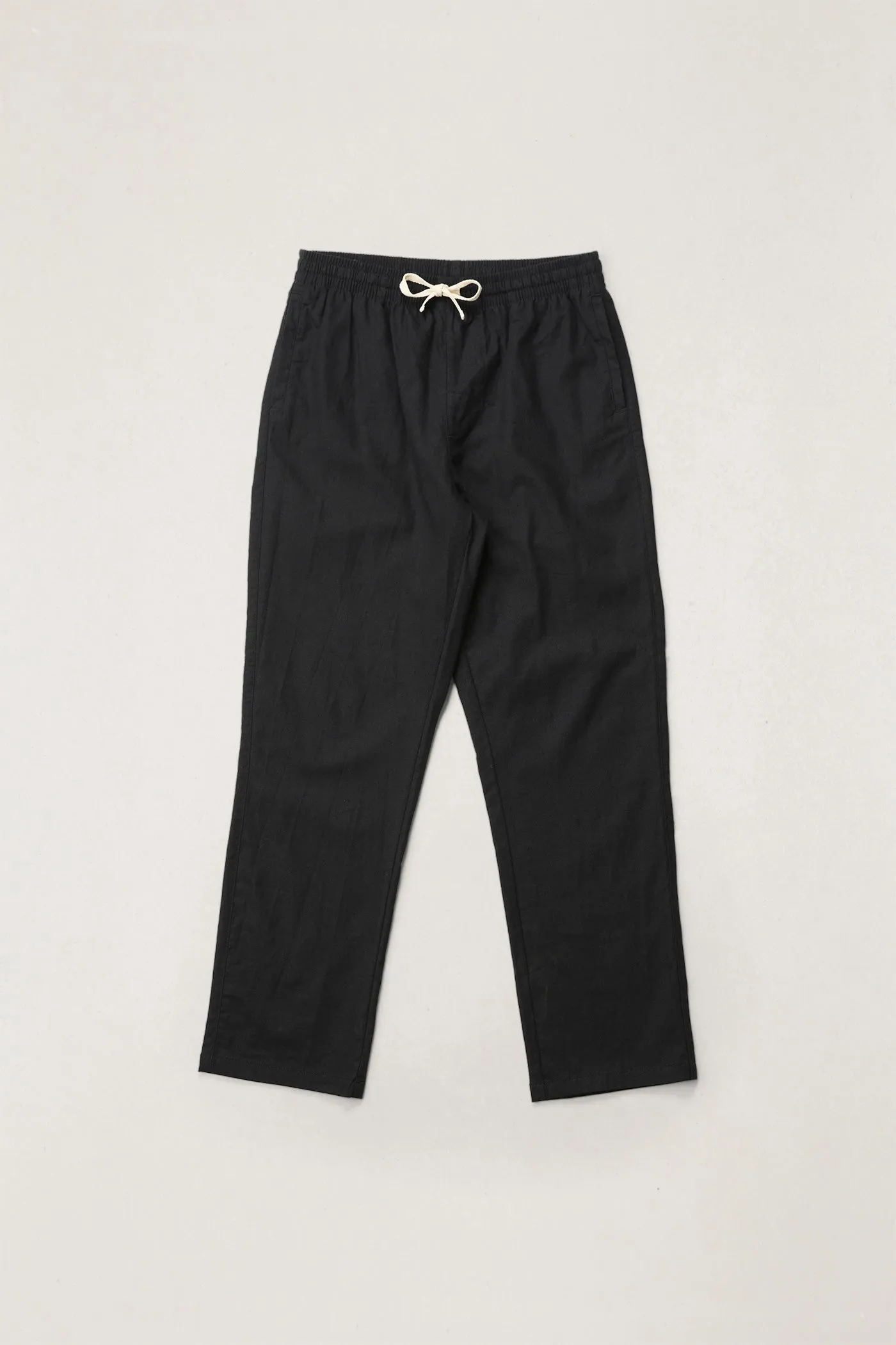 Linen Jam Pant Black sold by Rhythm.