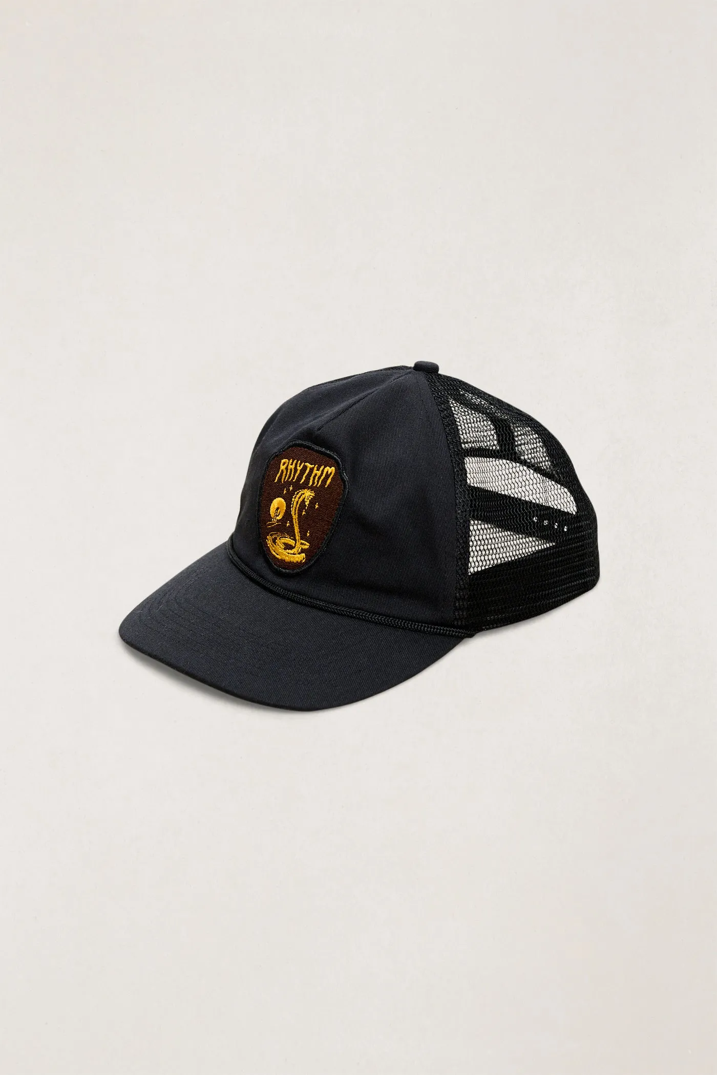 Desert Daze Trucker Cap Black sold by Rhythm.