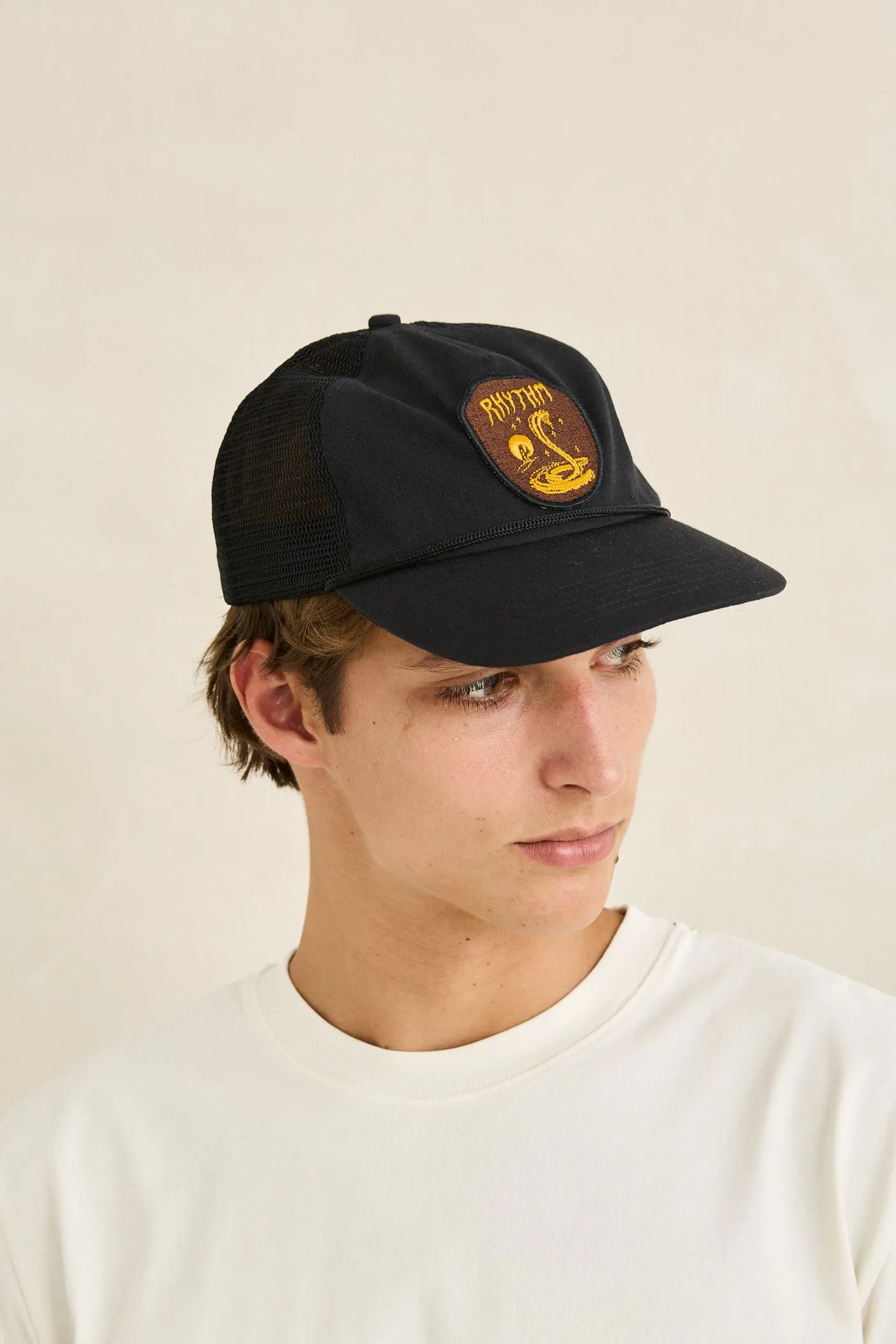 Desert Daze Trucker Cap Black sold by Rhythm. product image thumbnail 2