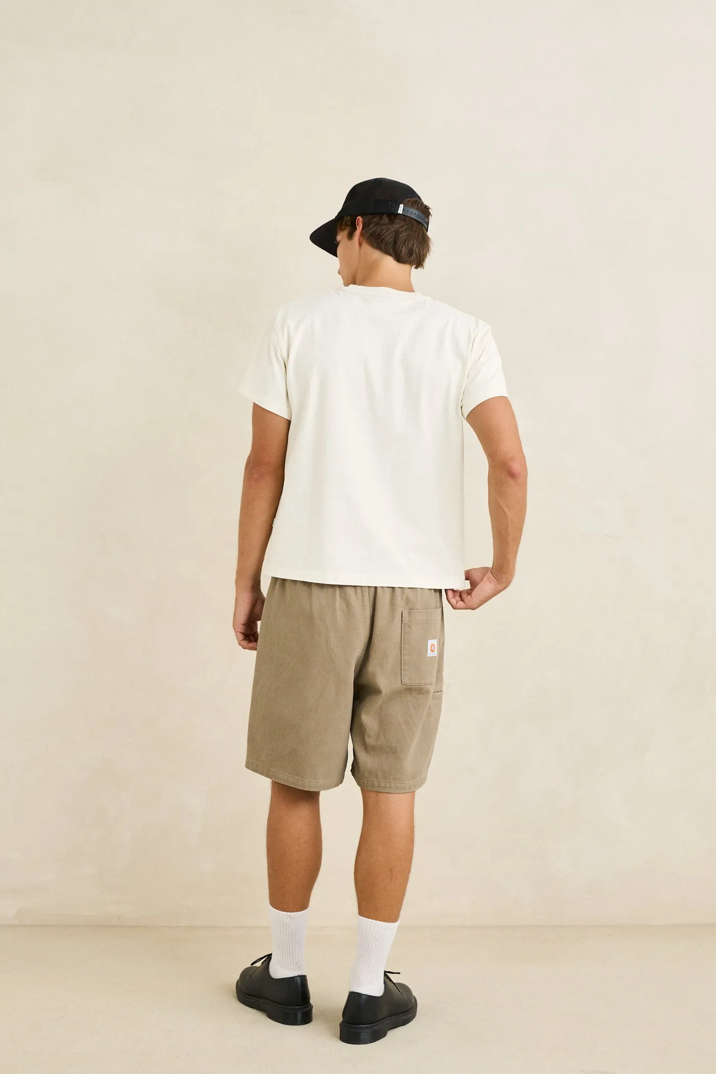 Fresh Stamp Band Ss T-Shirt Vintage White sold by Rhythm. product image thumbnail 3