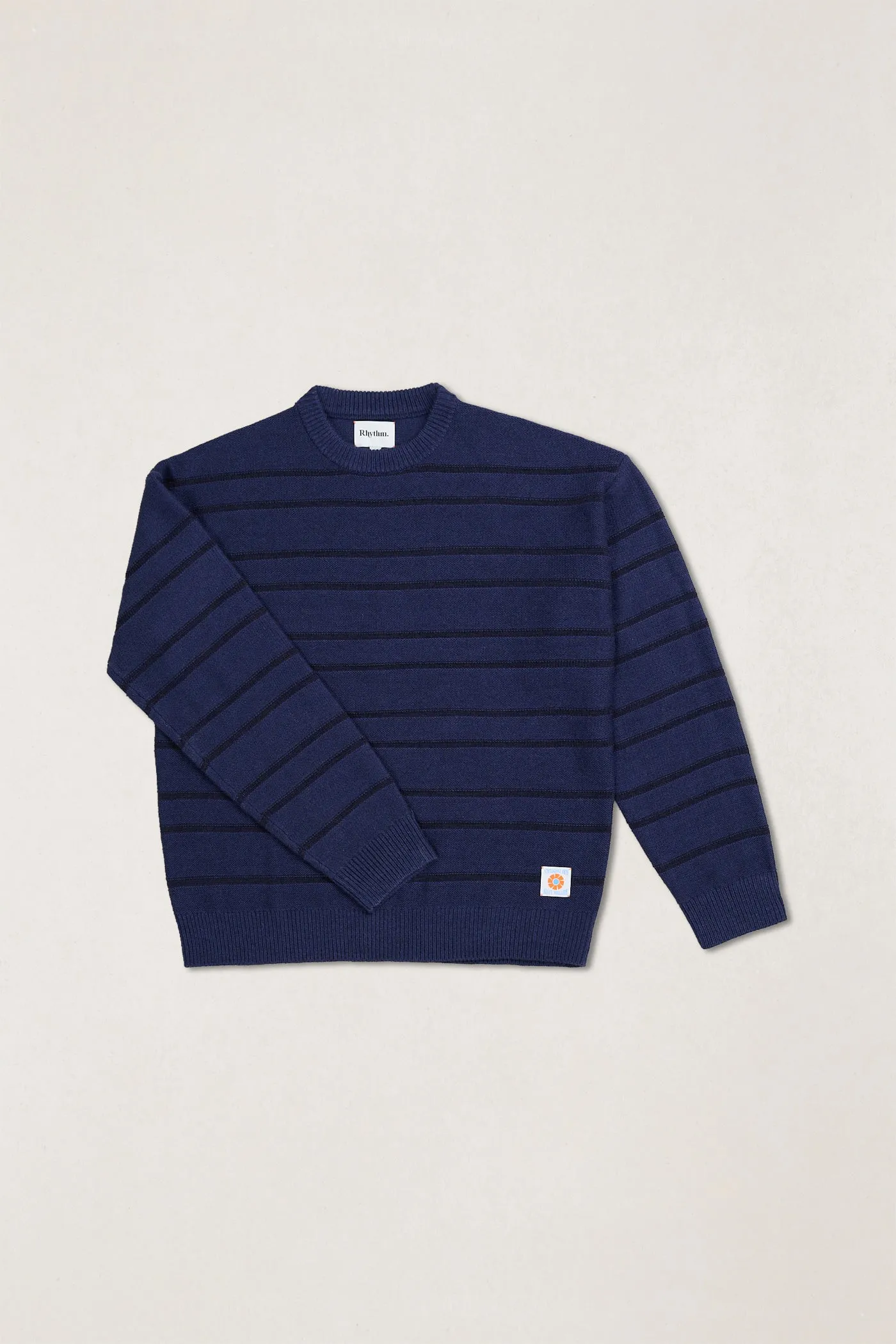 Jackson Stripe Knit Midnight sold by Rhythm.