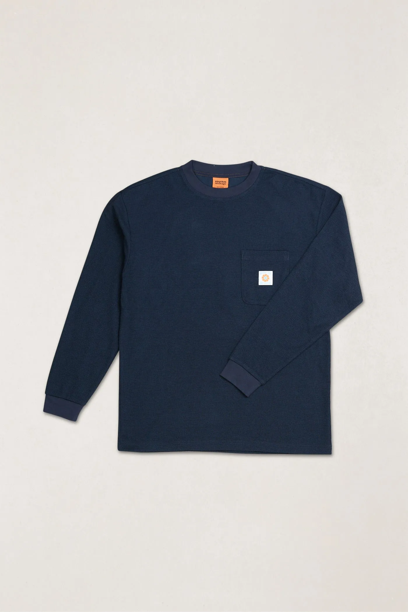 Vintage Pocket Ls Waffle Midnight sold by Rhythm.