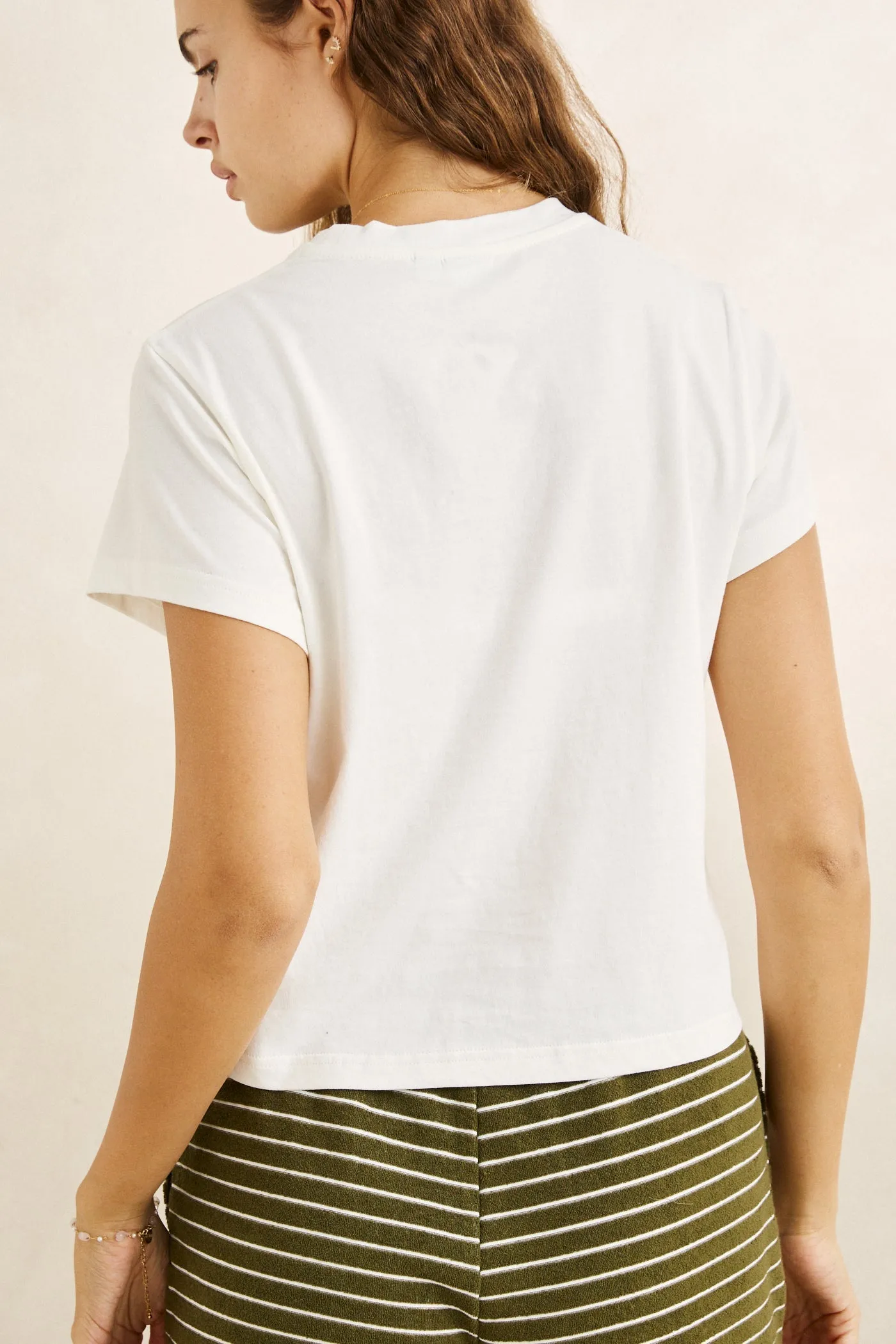Palmer Island Tee Natural sold by Rhythm. product image thumbnail 4