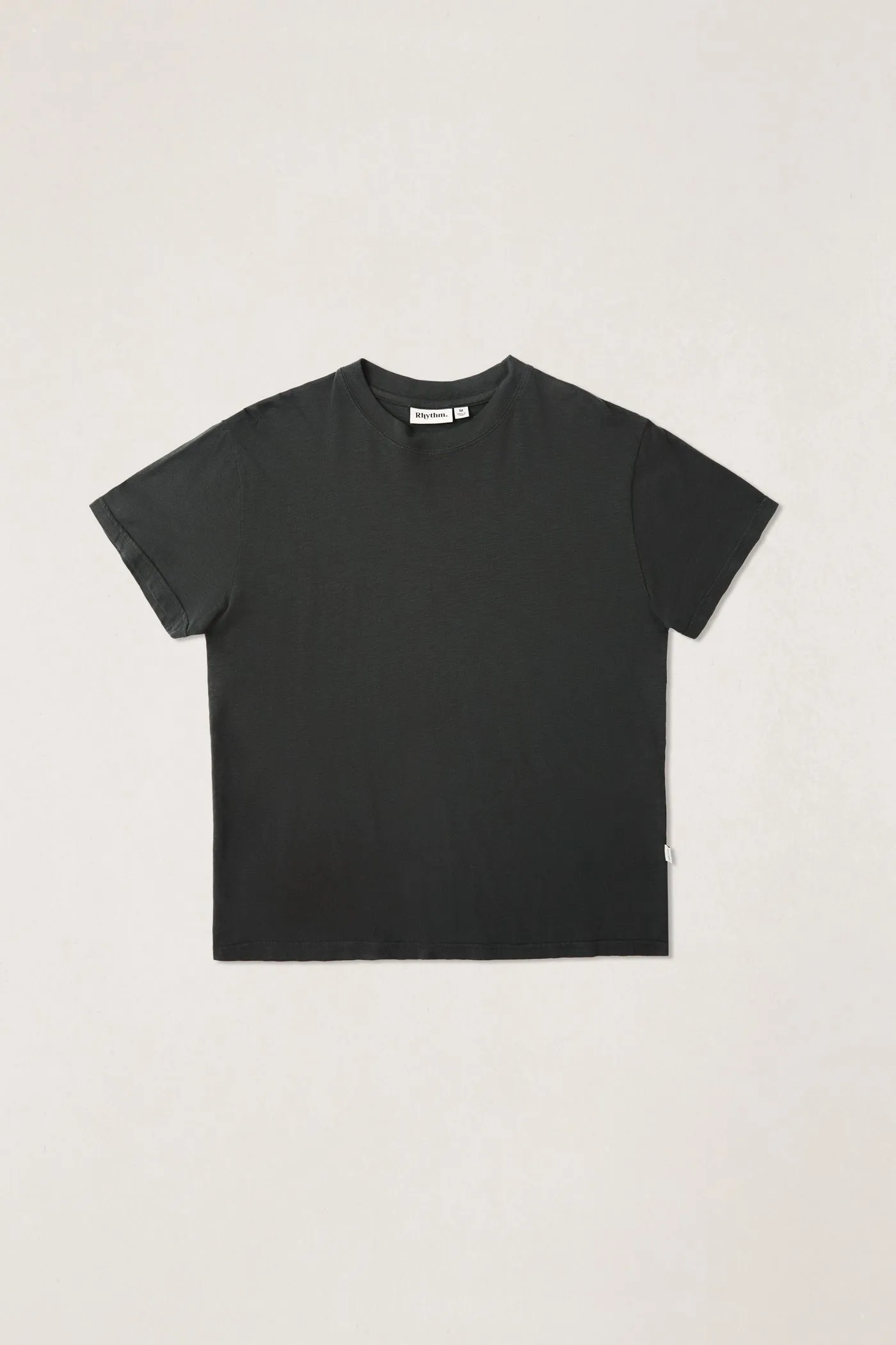 Essential Slub Band Ss T-Shirt Vintage Black sold by Rhythm.