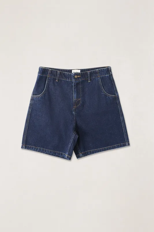 Denim Walkshort Indigo made by Rhythm.