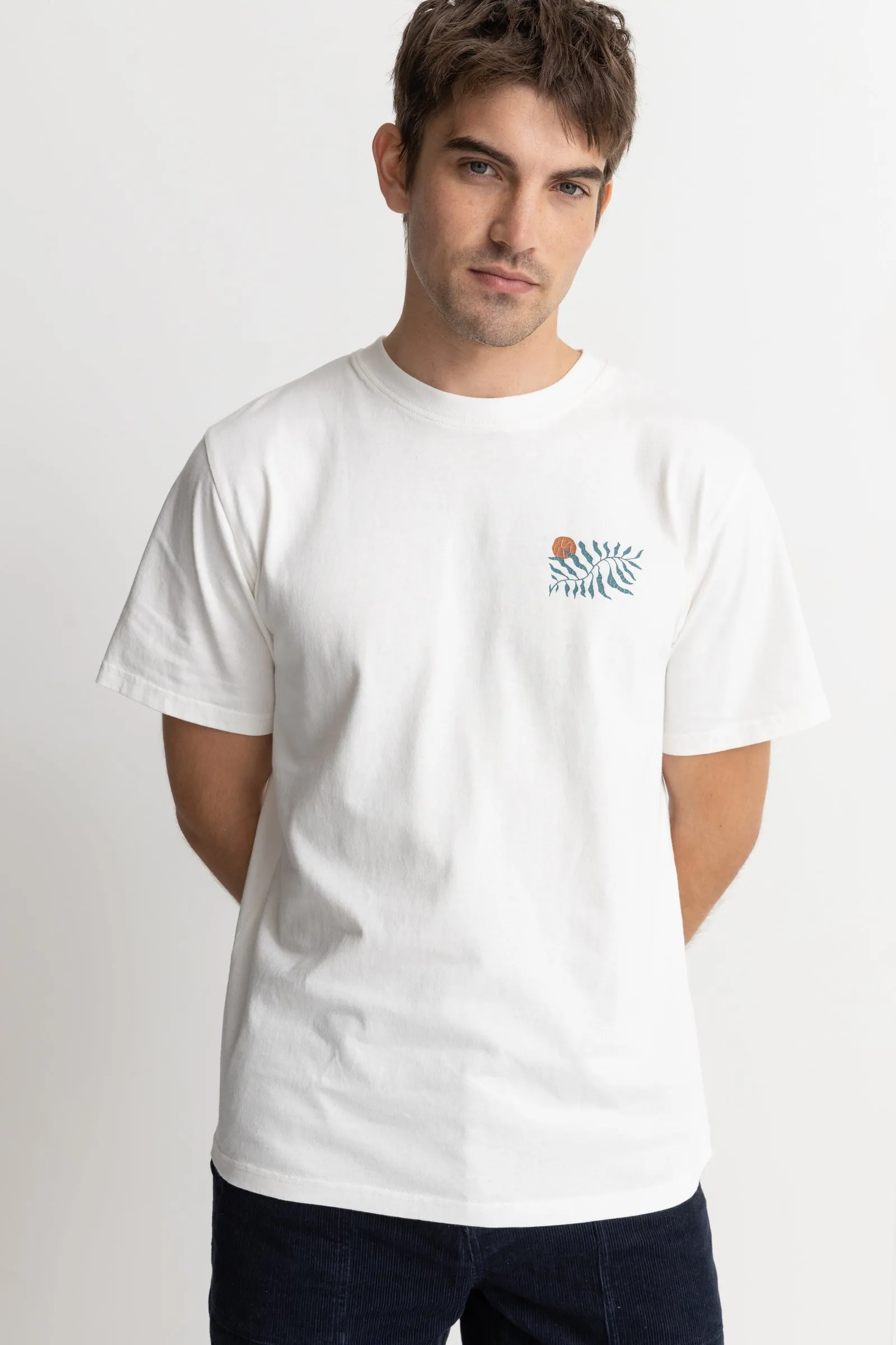 Fern Vintage Ss T-Shirt Vintage White sold by Rhythm. product image thumbnail 5