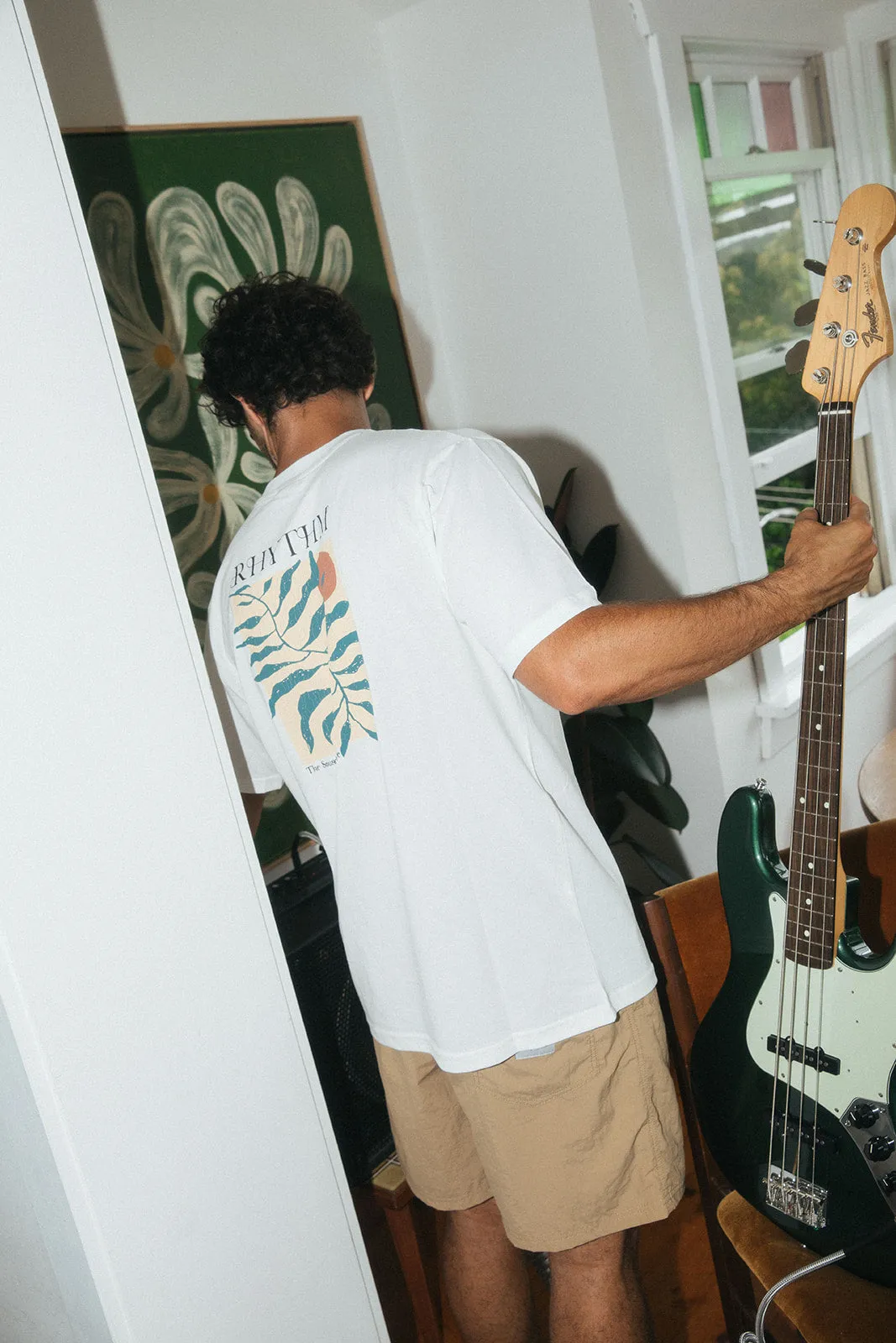 Fern Vintage Ss T-Shirt Vintage White sold by Rhythm. product image thumbnail 2