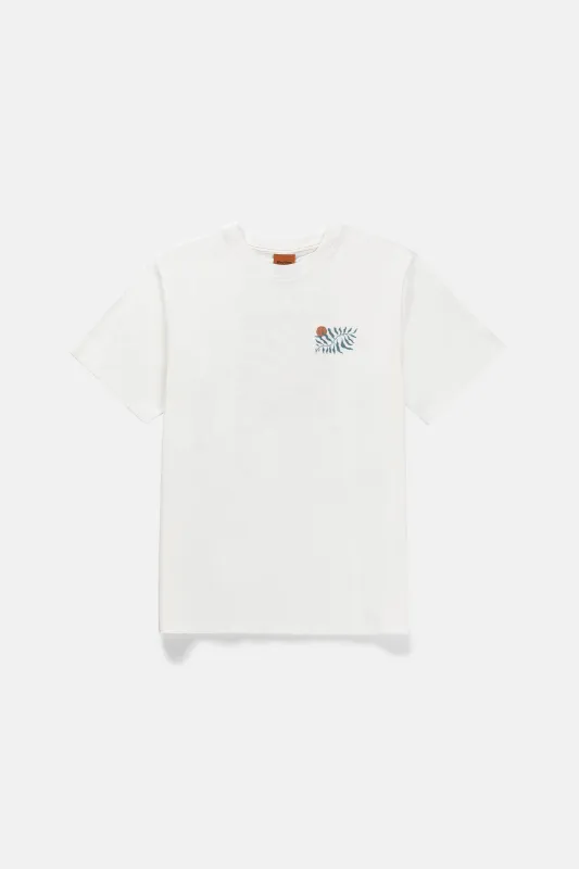 Fern Vintage Ss T-Shirt Vintage White made by Rhythm.
