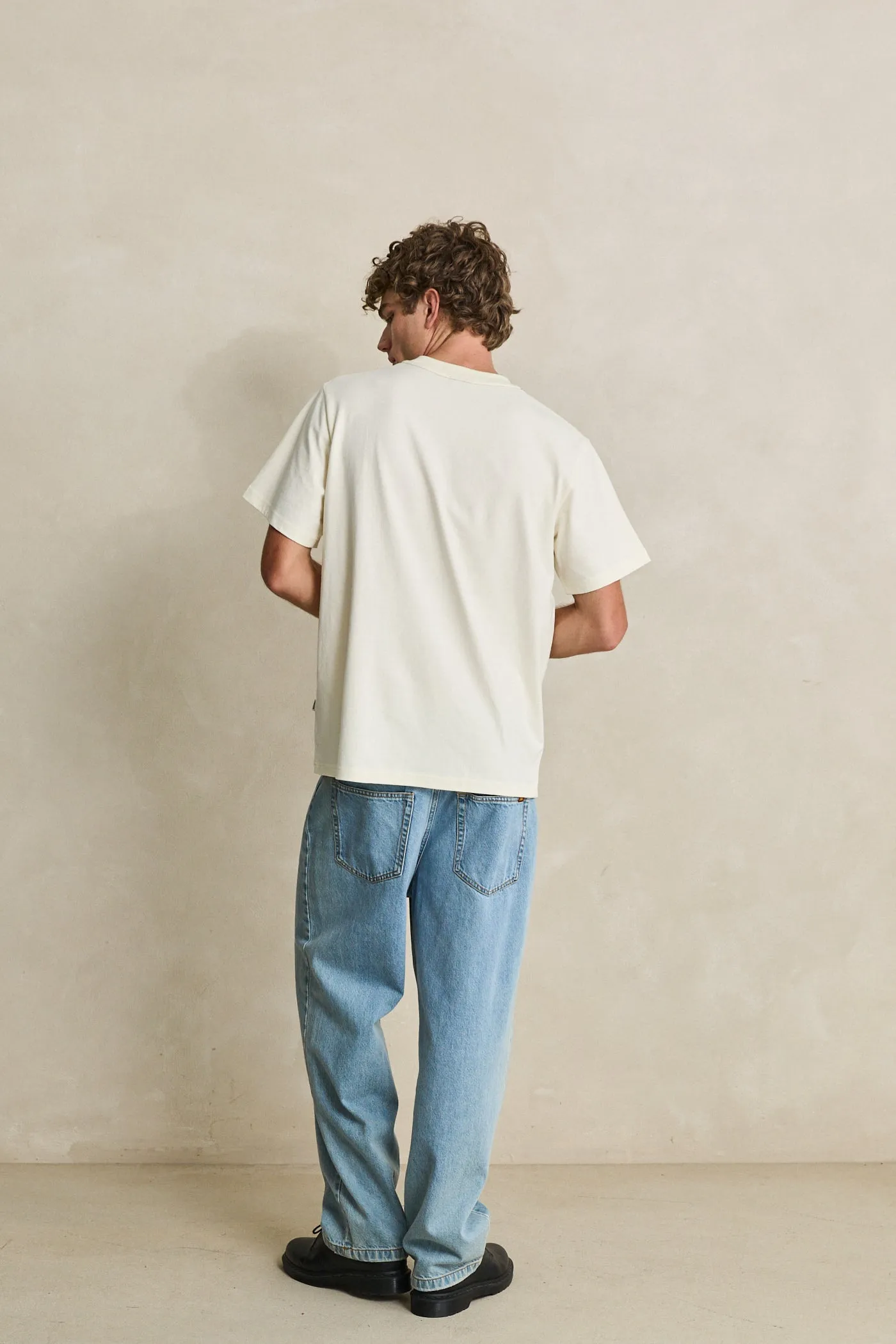 Headland Vintage Ss T-Shirt Vintage White sold by Rhythm. product image thumbnail 3