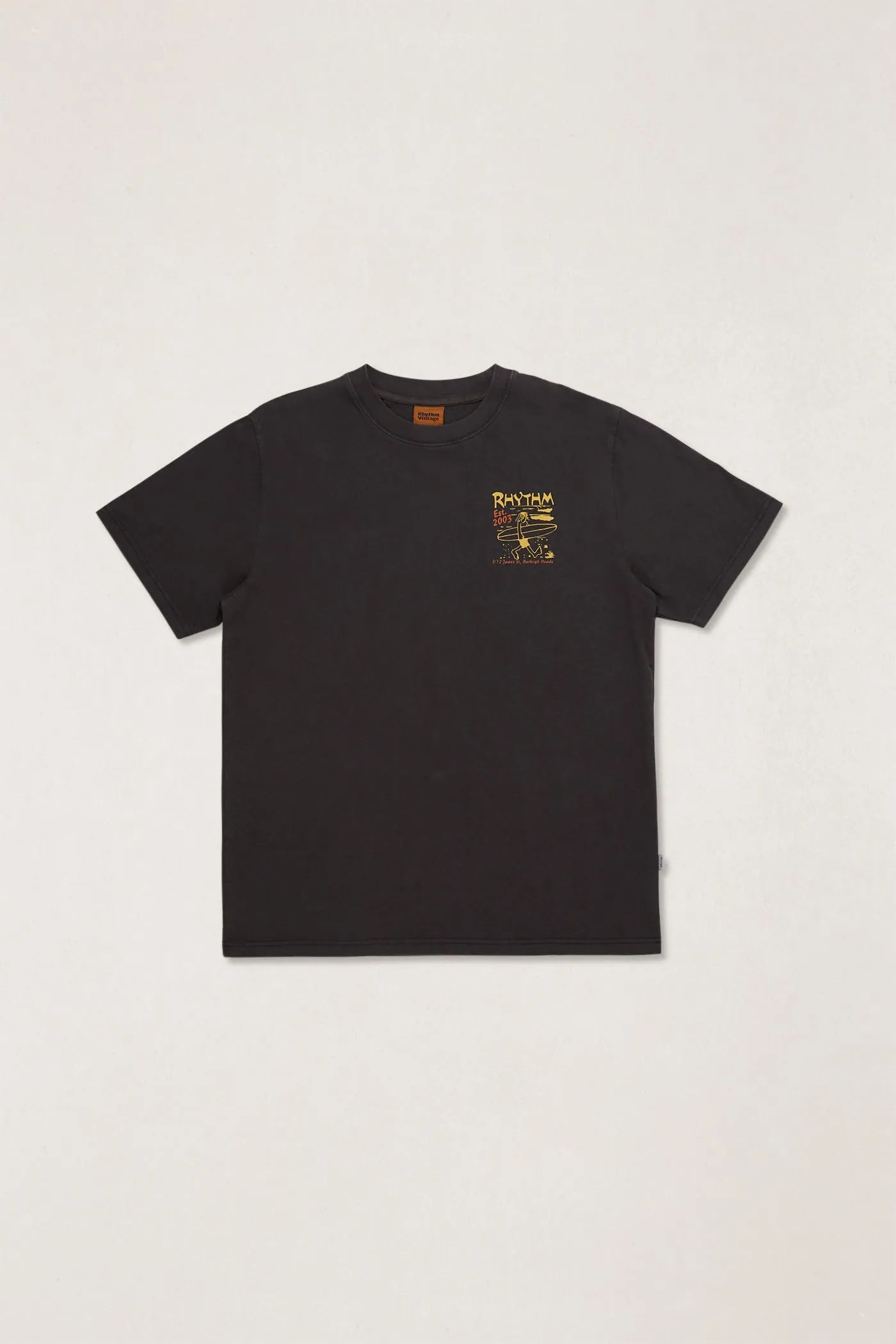 Burleigh Wanderer Ss T-Shirt Vintage Black sold by Rhythm.