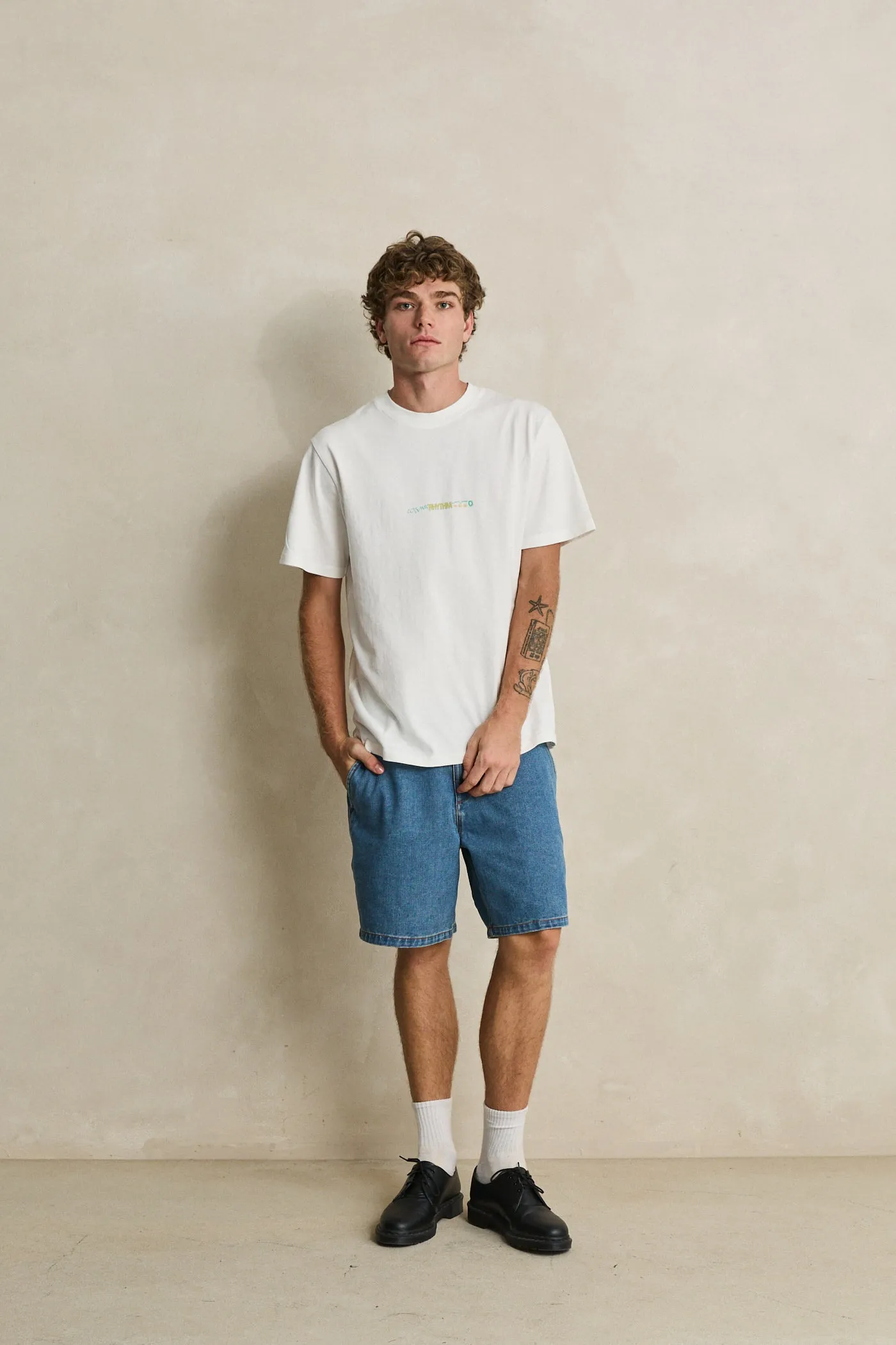 Subterranean Vintage Ss T-Shirt Vintage White sold by Rhythm. product image thumbnail 2