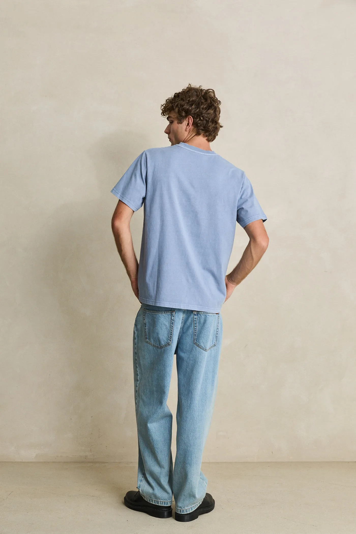 Headland Vintage Ss T-Shirt Slate sold by Rhythm. product image thumbnail 3