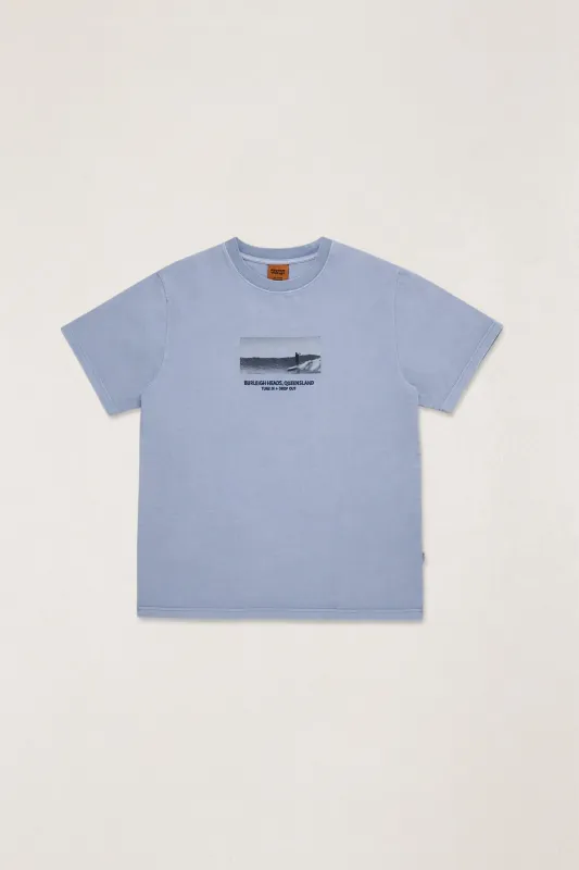 Headland Vintage Ss T-Shirt Slate made by Rhythm.
