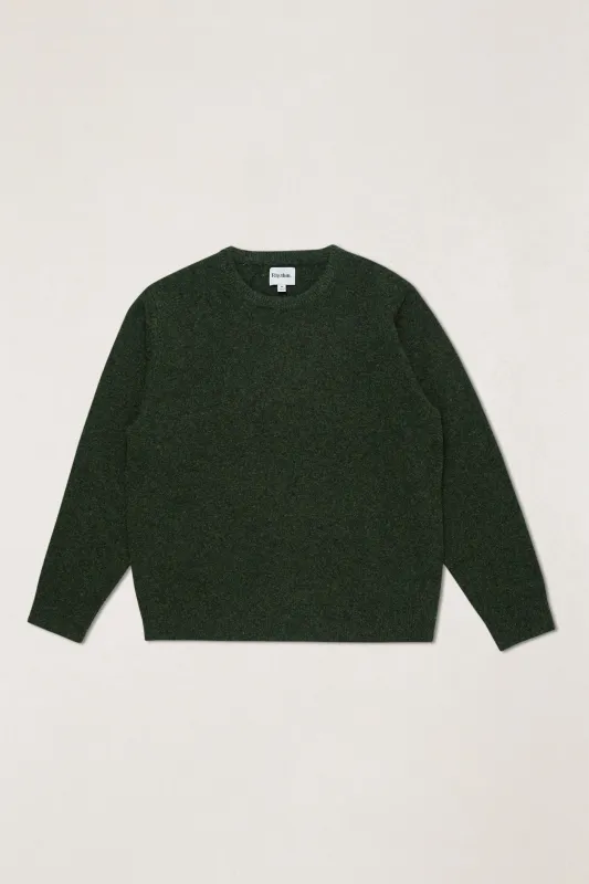 Raglan Rib Knit Crew Olive sold by Rhythm.