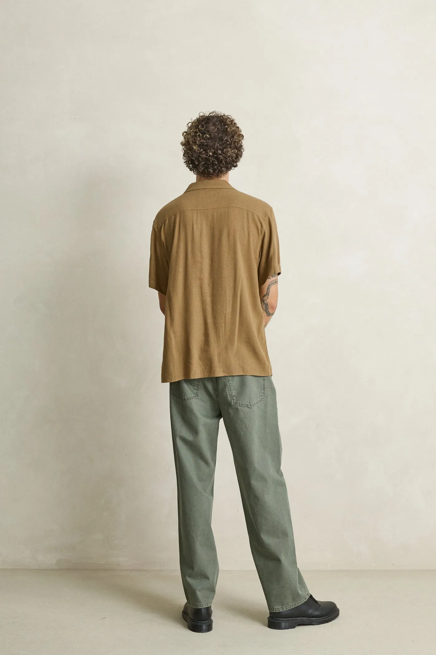 5-Pkt Canvas Standard Straight Pant Olive sold by Rhythm. product image thumbnail 5