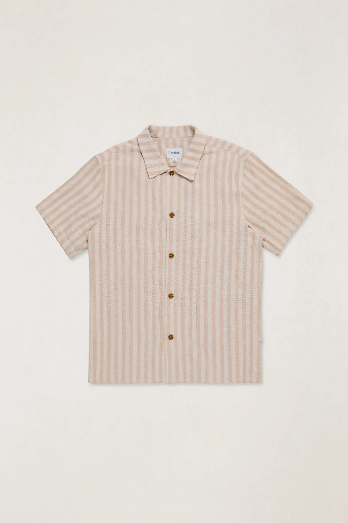 Hum Textured Ss Shirt Tobacco sold by Rhythm.