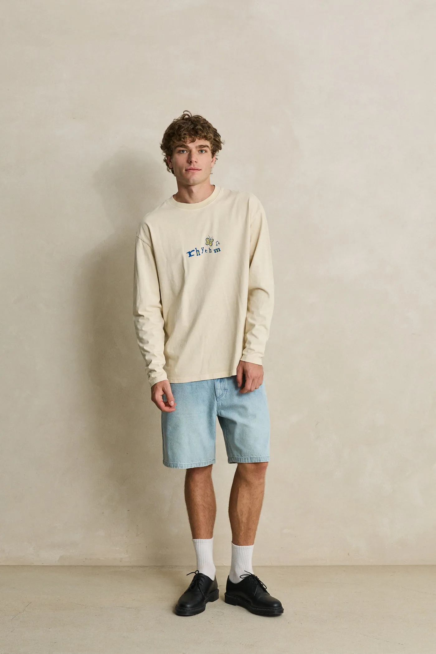 Denim Engineer Short Mid Wash Denim sold by Rhythm. product image thumbnail 3