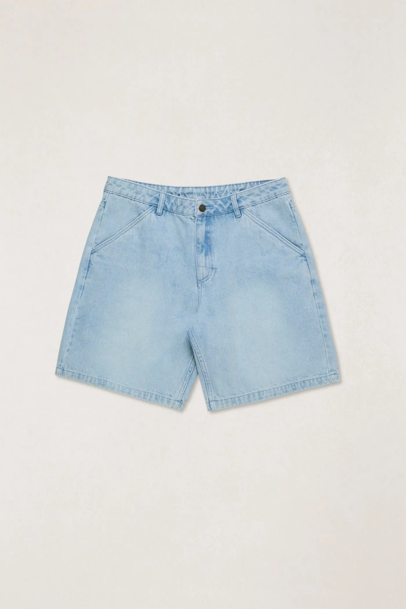 Denim Engineer Short Mid Wash Denim sold by Rhythm.