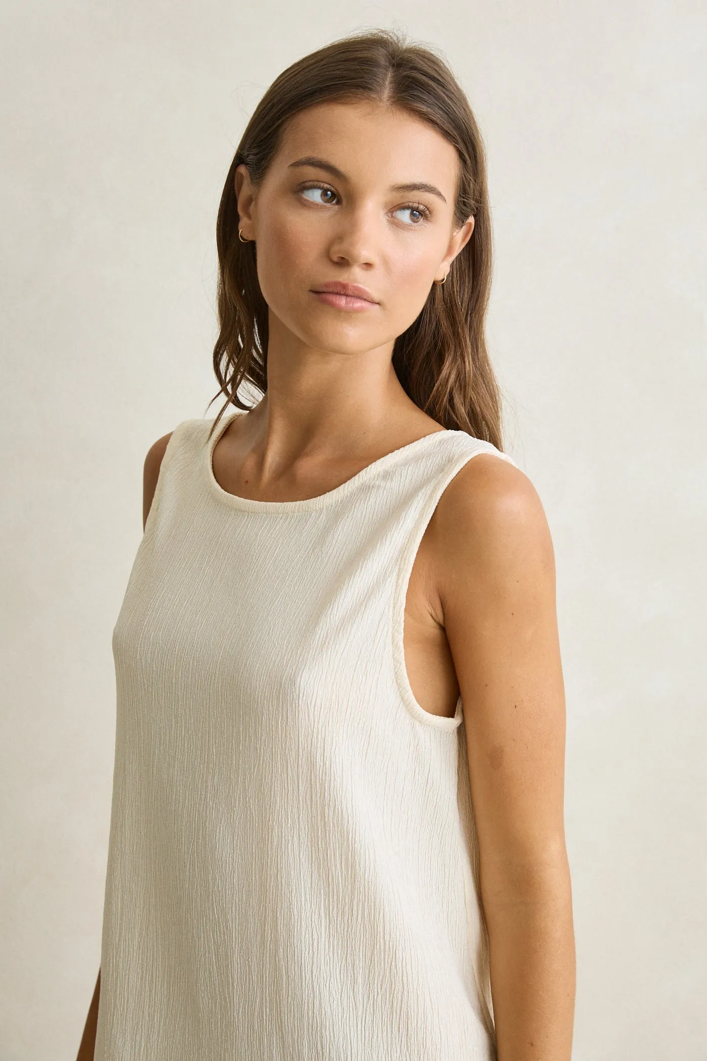 Dreamer Lace Dress Cream sold by Rhythm. product image thumbnail 4