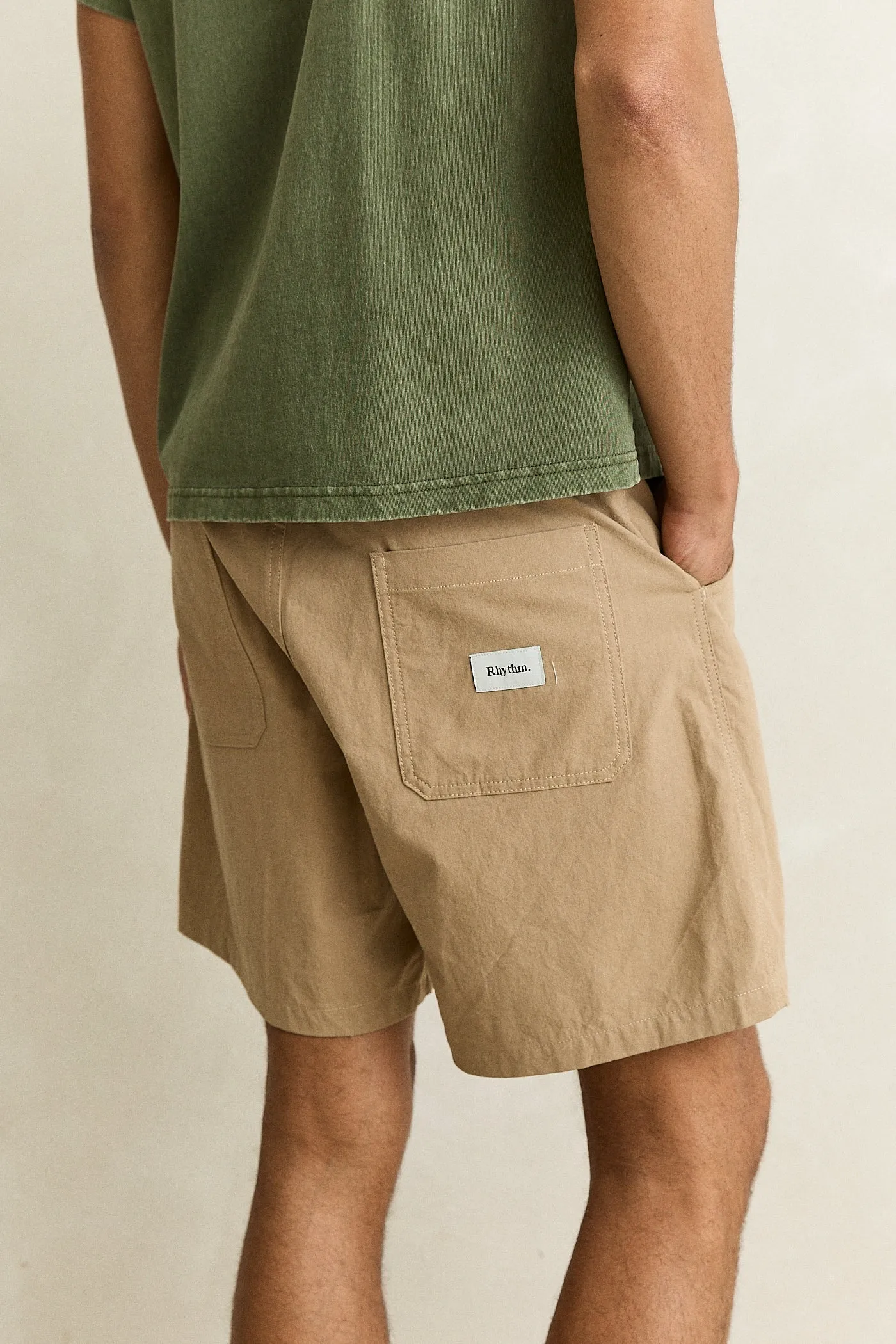 Haight Short Khaki sold by Rhythm. product image thumbnail 5