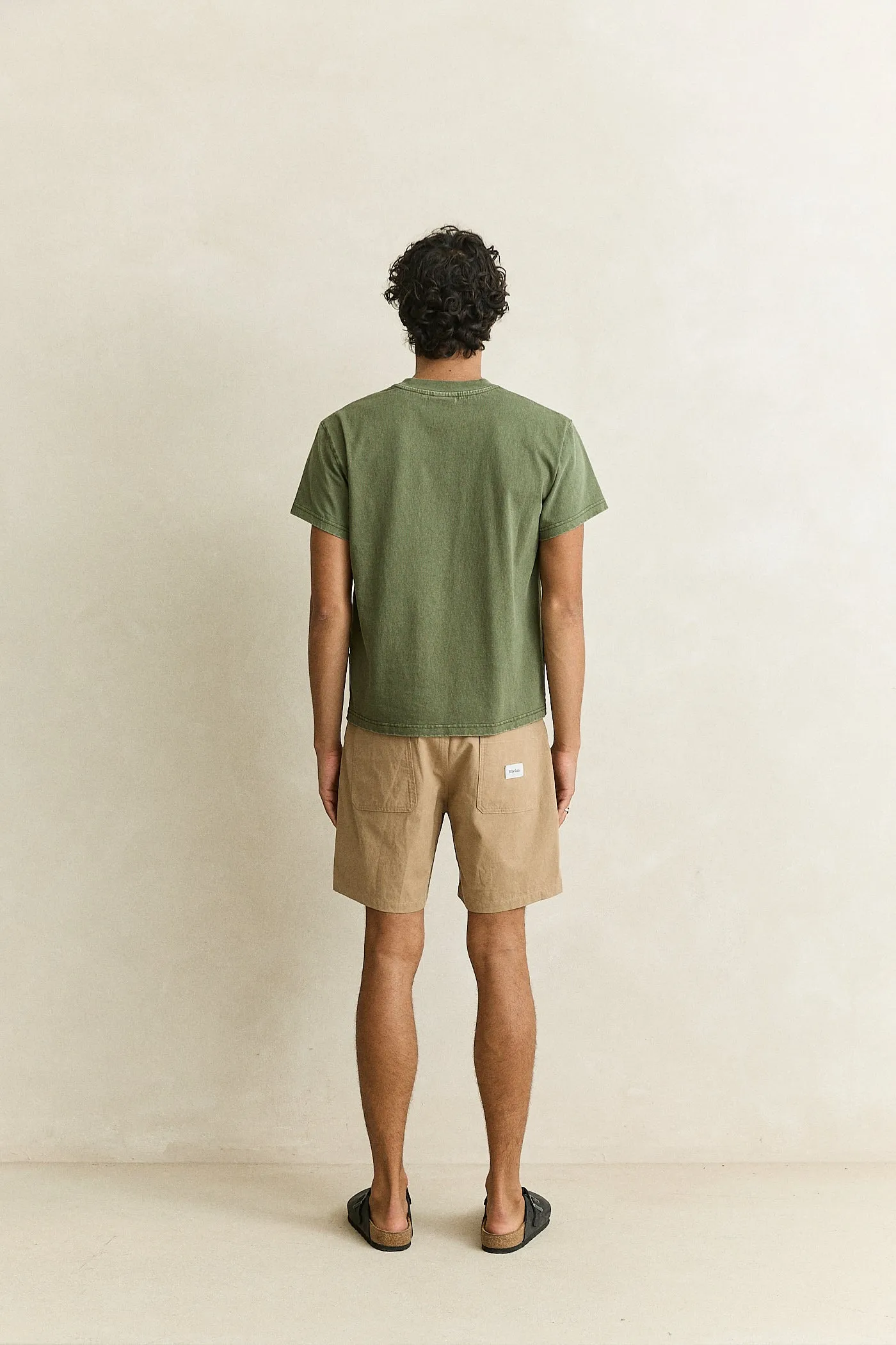 Haight Short Khaki sold by Rhythm. product image thumbnail 4