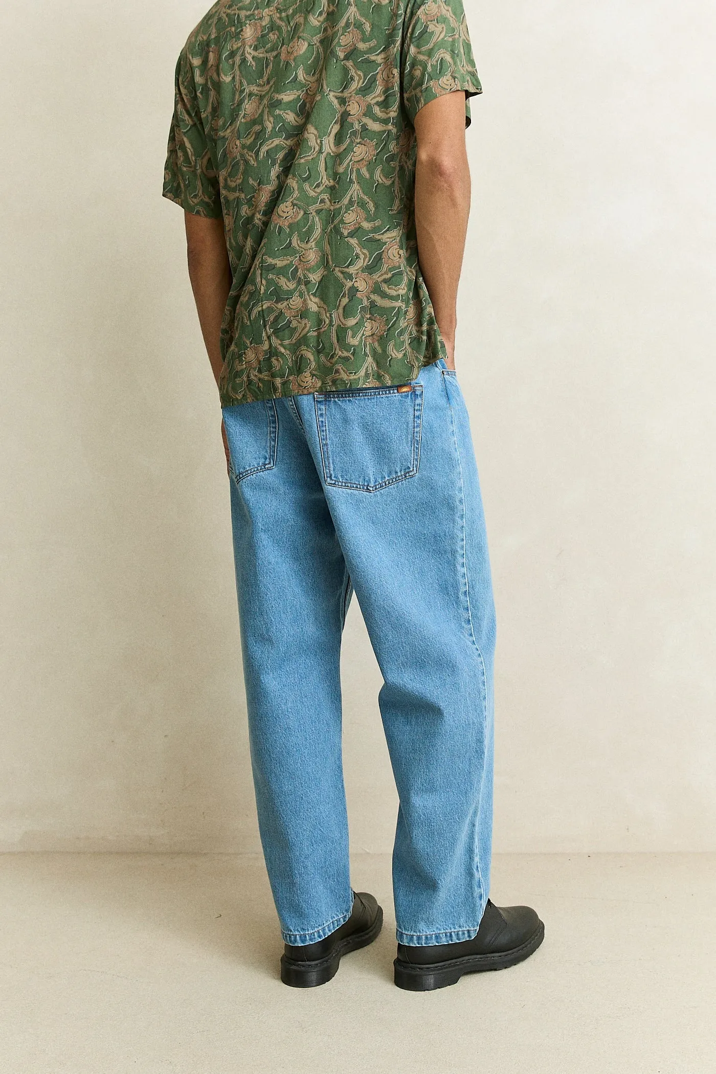 Essential Standard Straight Jean Sea Blue sold by Rhythm. product image thumbnail 5