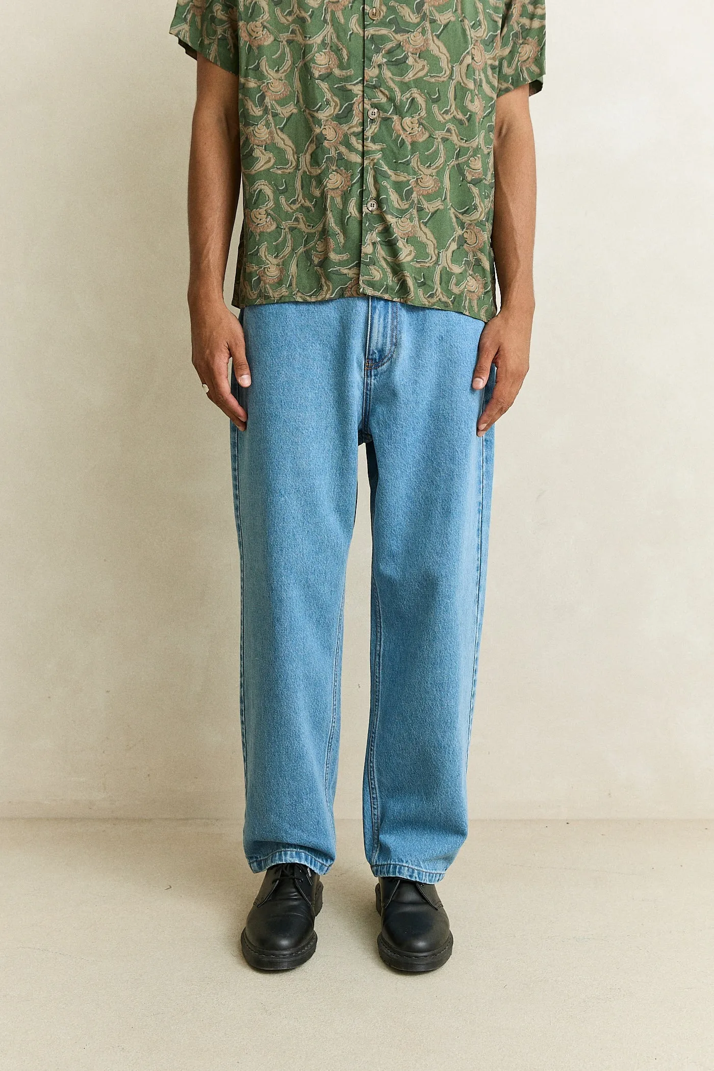 Essential Standard Straight Jean Sea Blue sold by Rhythm. product image thumbnail 2