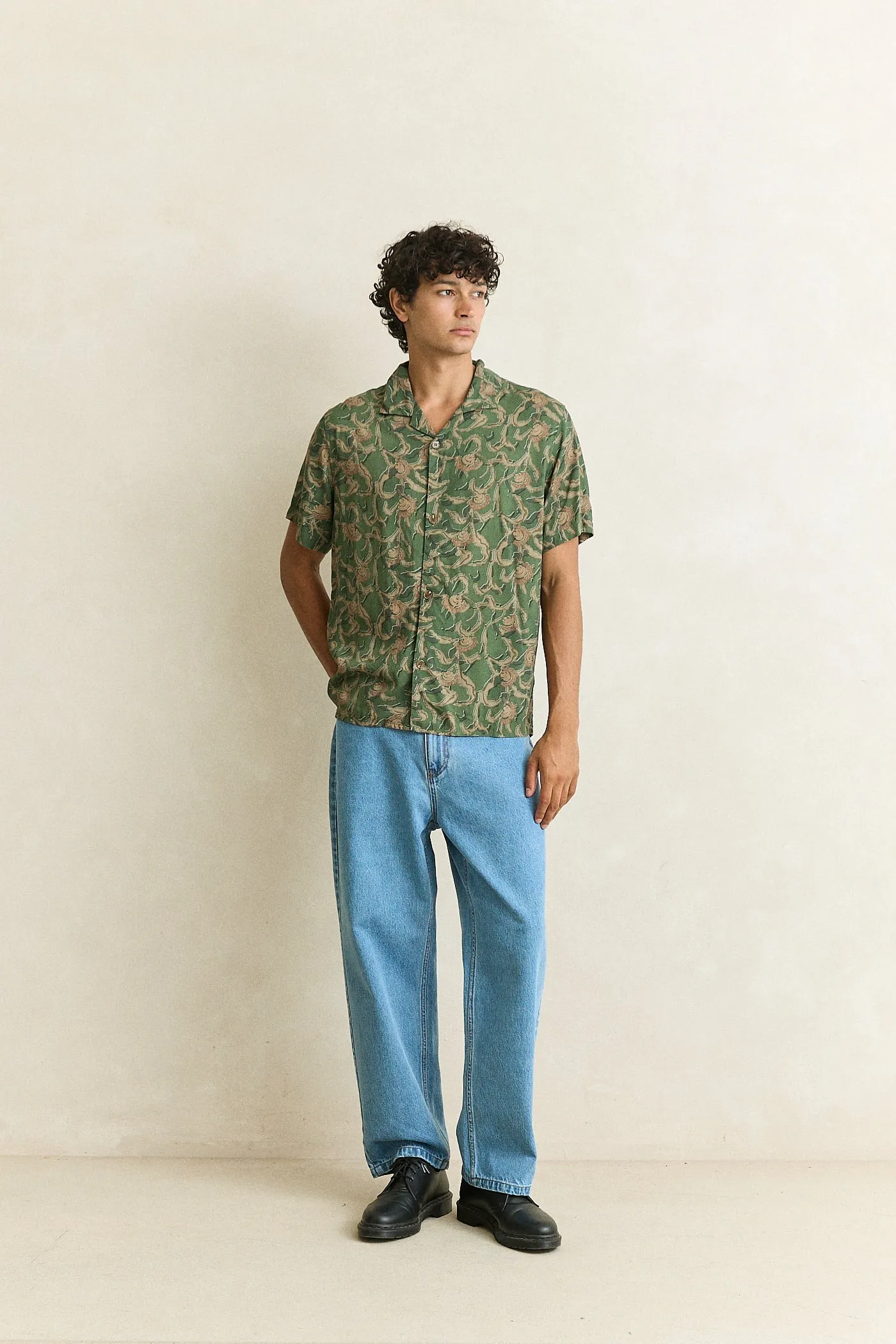 Essential Standard Straight Jean Sea Blue sold by Rhythm. product image thumbnail 3
