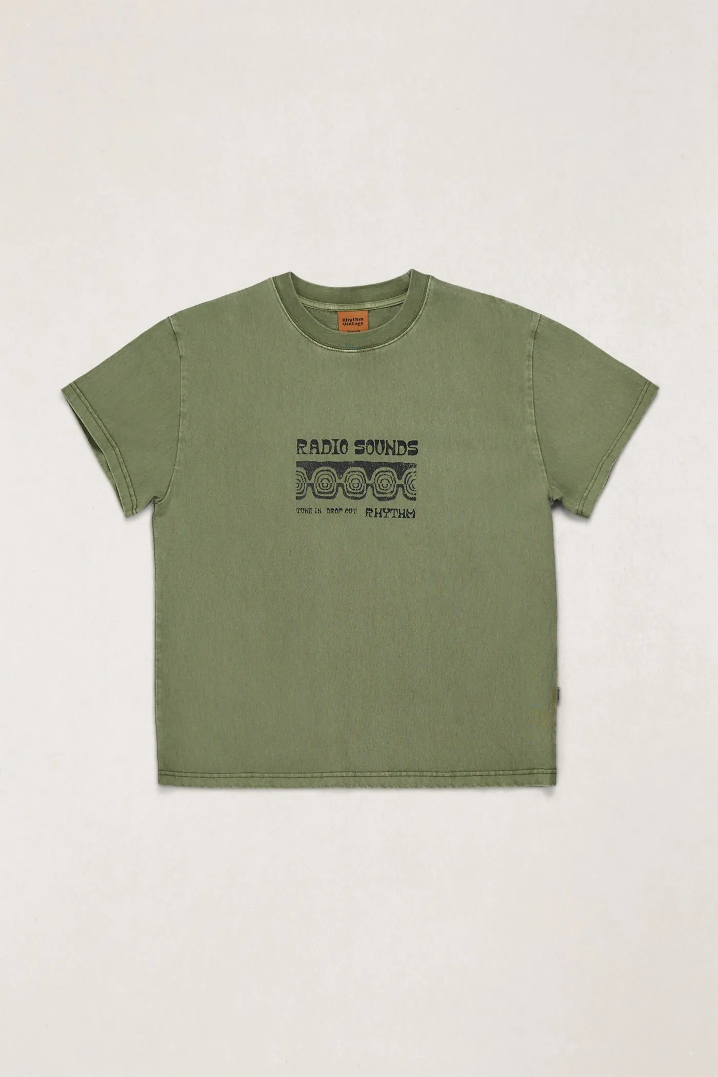 Radio Sounds Band Ss T-Shirt Olive sold by Rhythm.