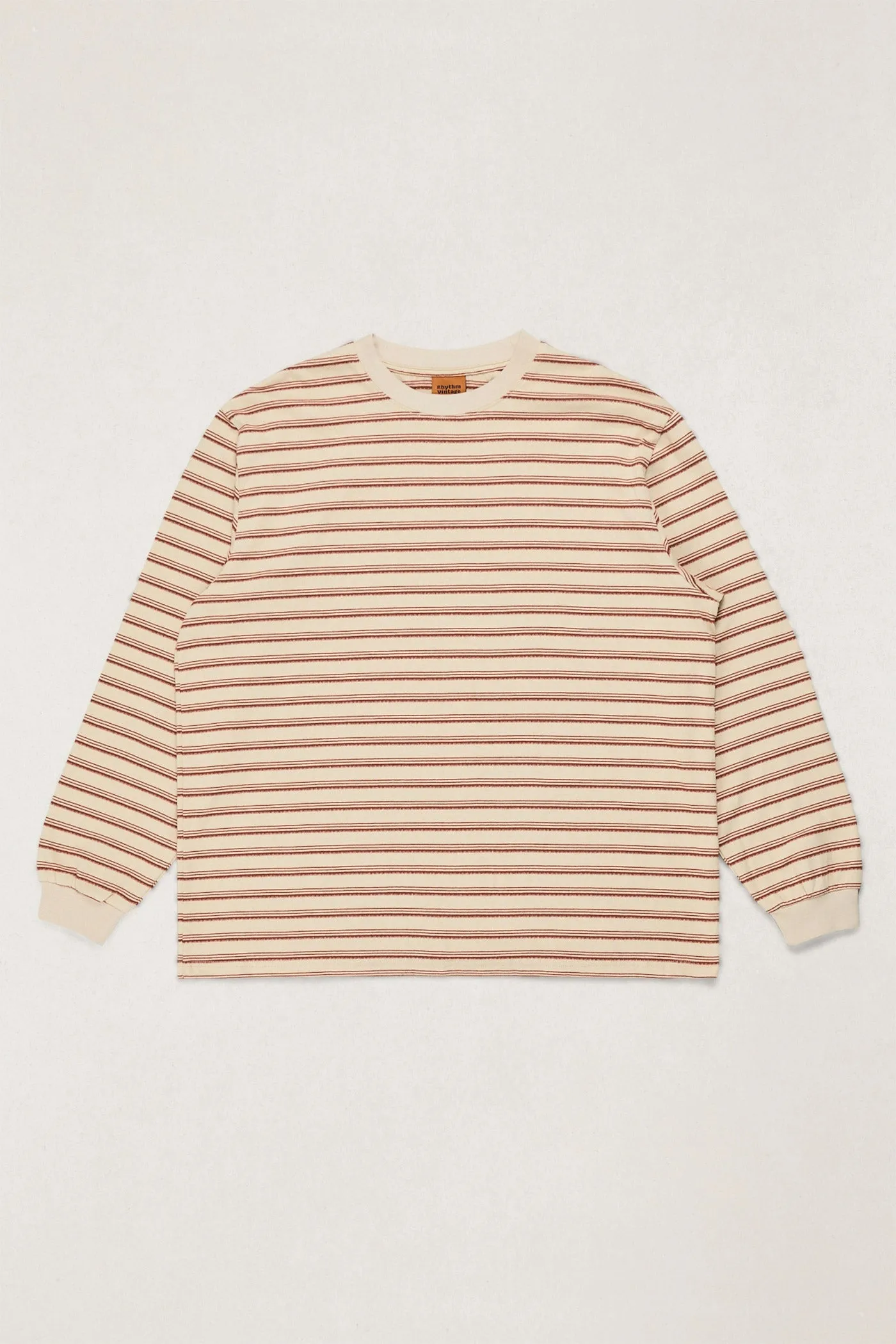 Vintage Stripe Ls T-Shirt Natural sold by Rhythm.