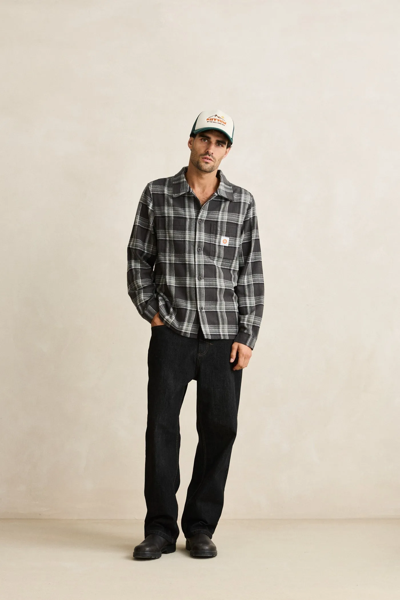 Haven Trucker Cap Pine sold by Rhythm. product image thumbnail 4