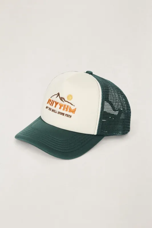 Haven Trucker Cap Pine made by Rhythm.