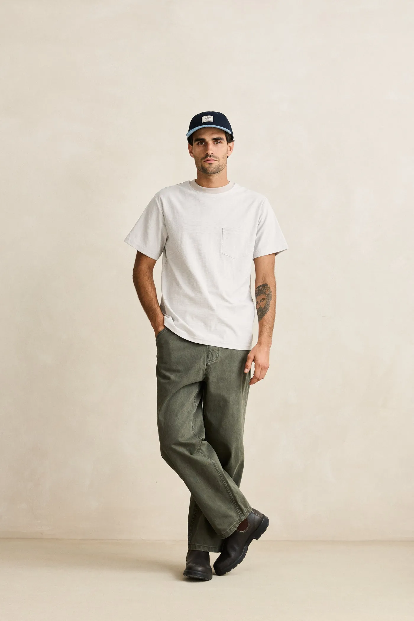 Drifter Cap Navy sold by Rhythm. product image thumbnail 4