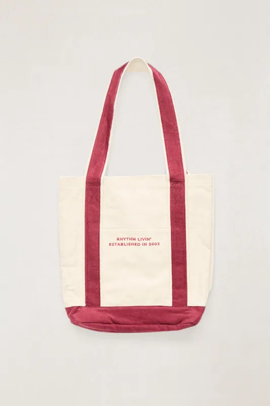 Rhythm Essential Tote Bag Wine made by Rhythm.