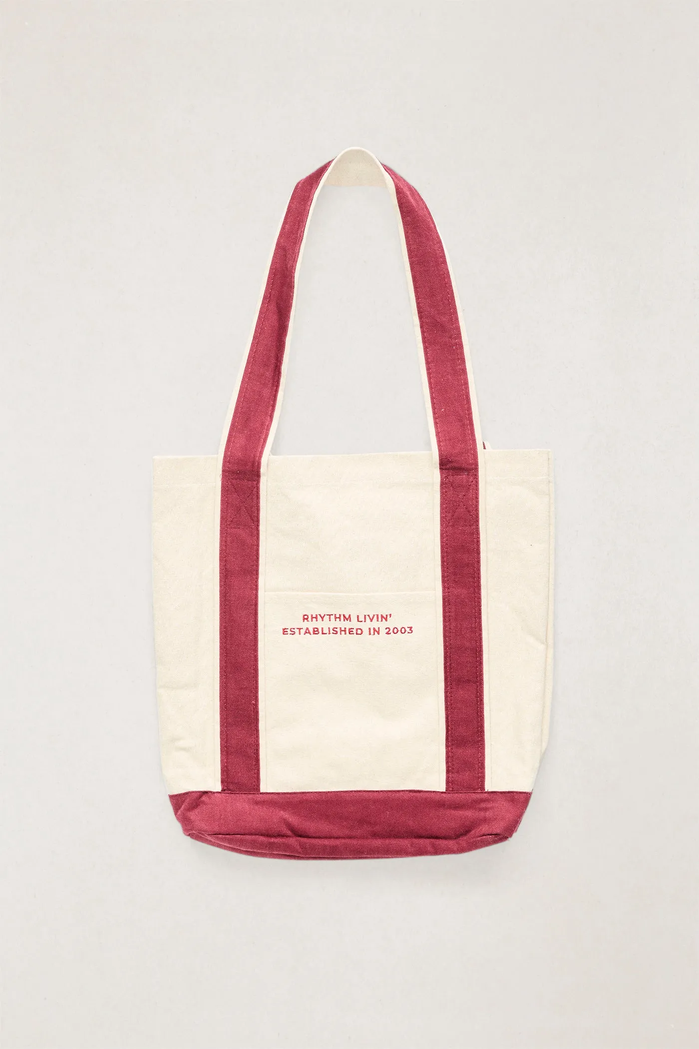 Rhythm Essential Tote Bag Wine sold by Rhythm.