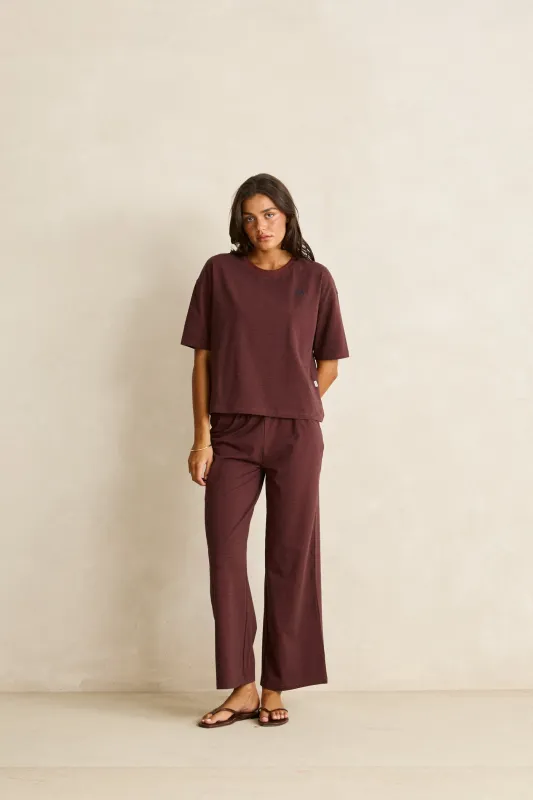 Ella Stripe Pant Cafe made by Rhythm.