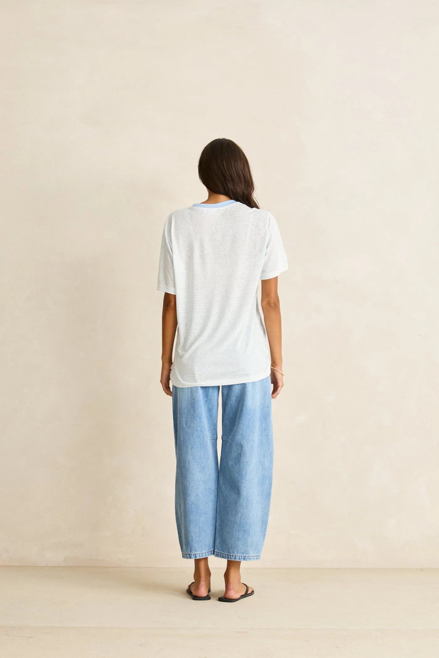 Remi Oversized T-Shirt Blue sold by Rhythm. product image thumbnail 4