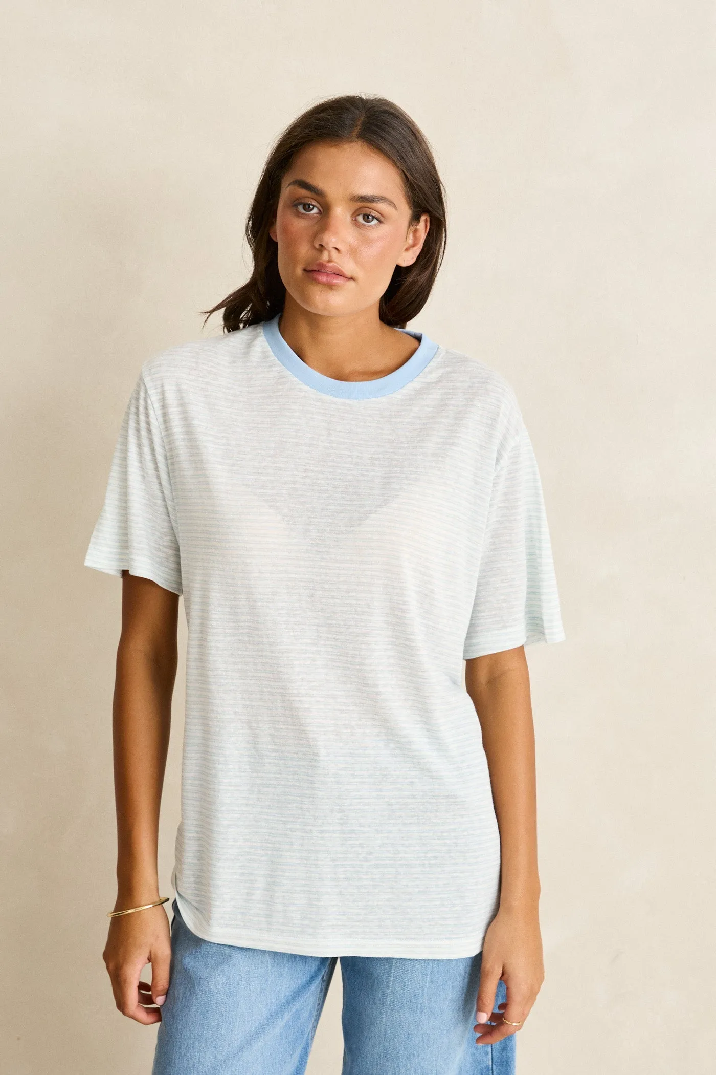 Remi Oversized T-Shirt Blue sold by Rhythm. product image thumbnail 2