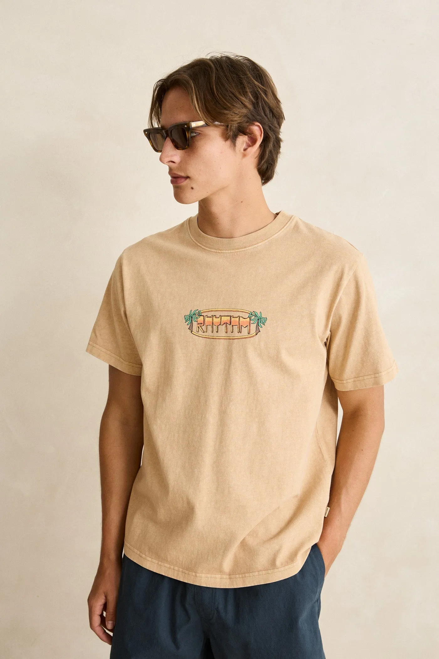 Out Of Office Vintage Ss T-Shirt Sand sold by Rhythm. product image thumbnail 2