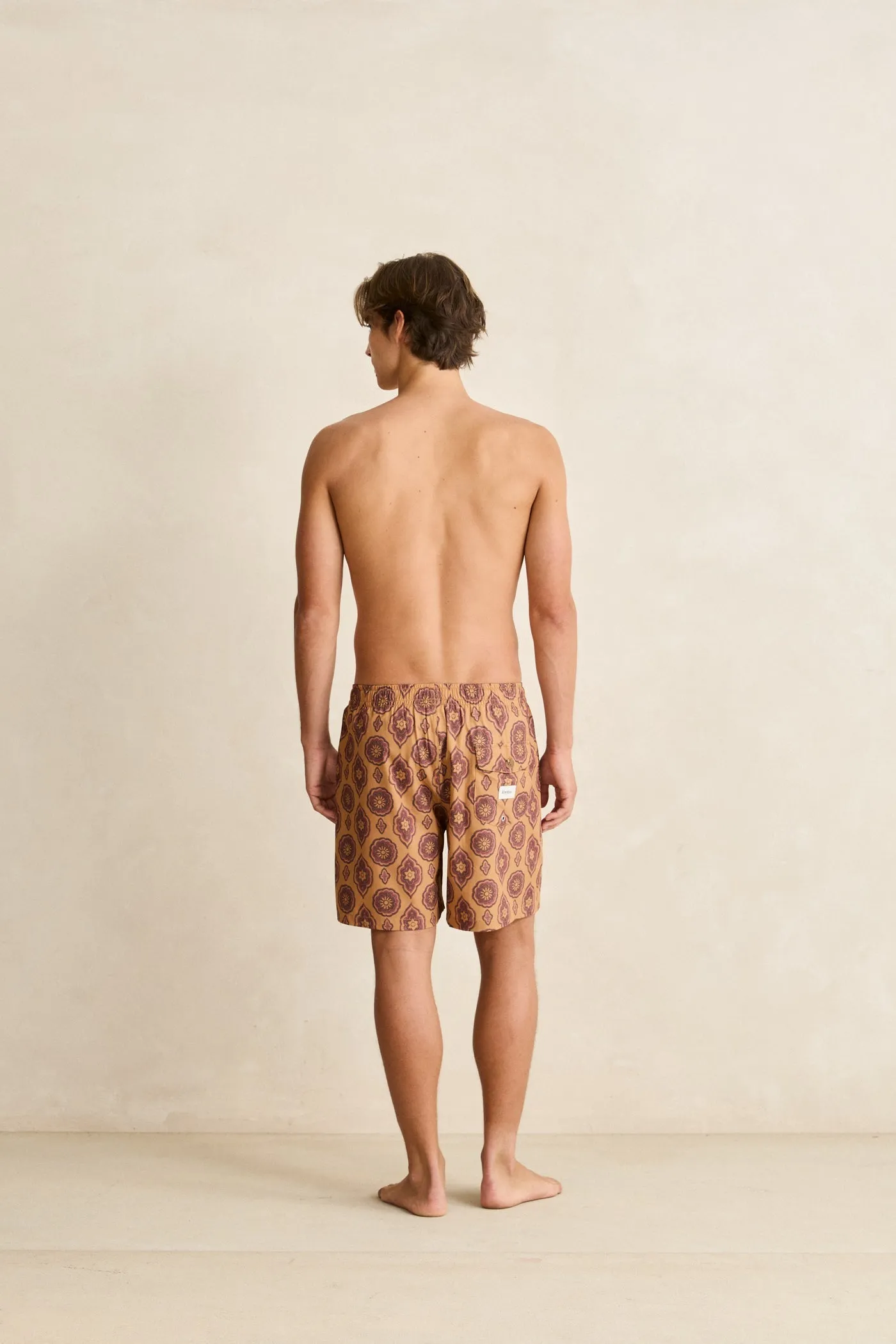 Icon Tile Beach Short Ochre sold by Rhythm. product image thumbnail 4