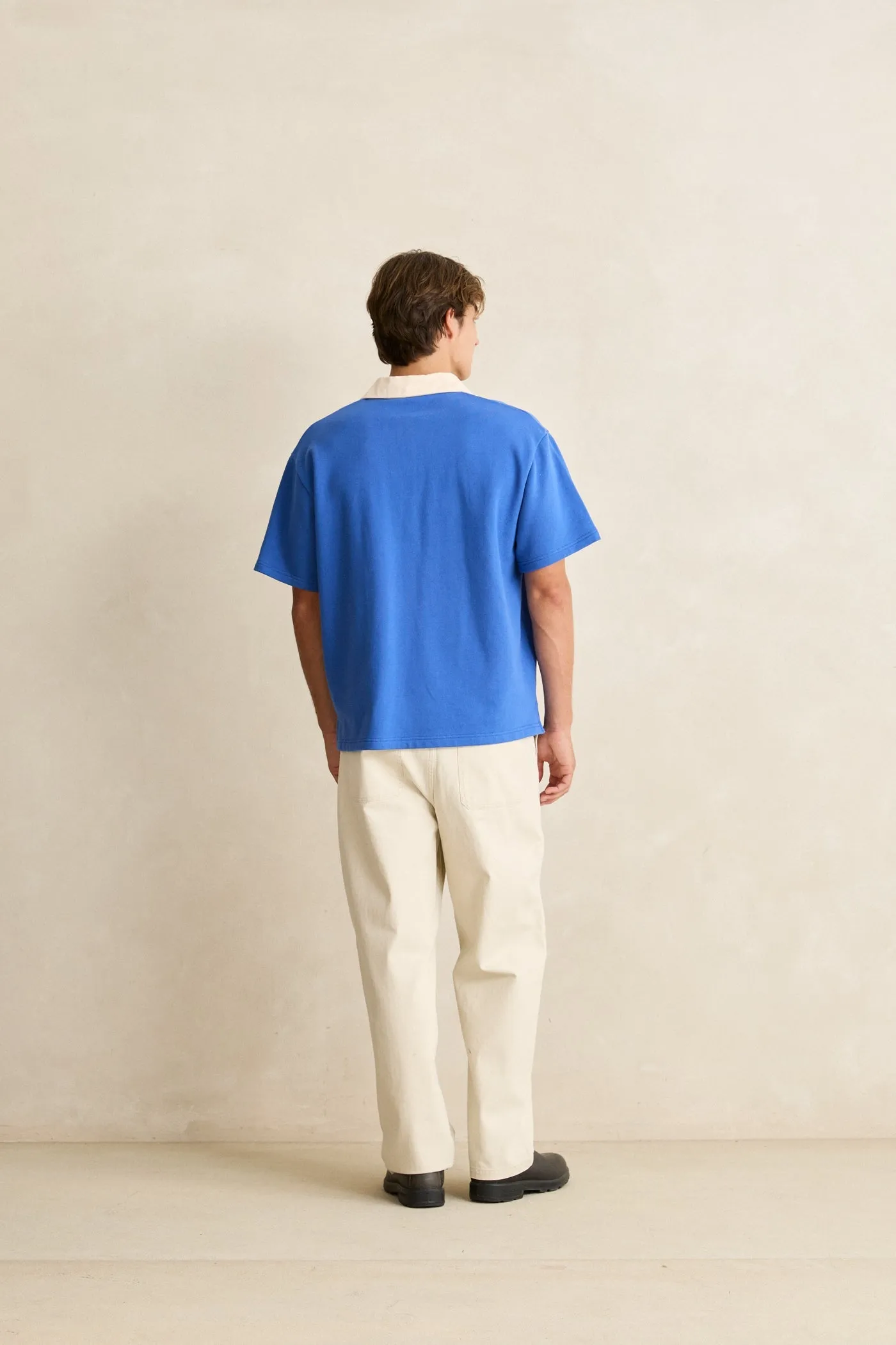 Koa Ss Rugby Polo Cobalt sold by Rhythm. product image thumbnail 4